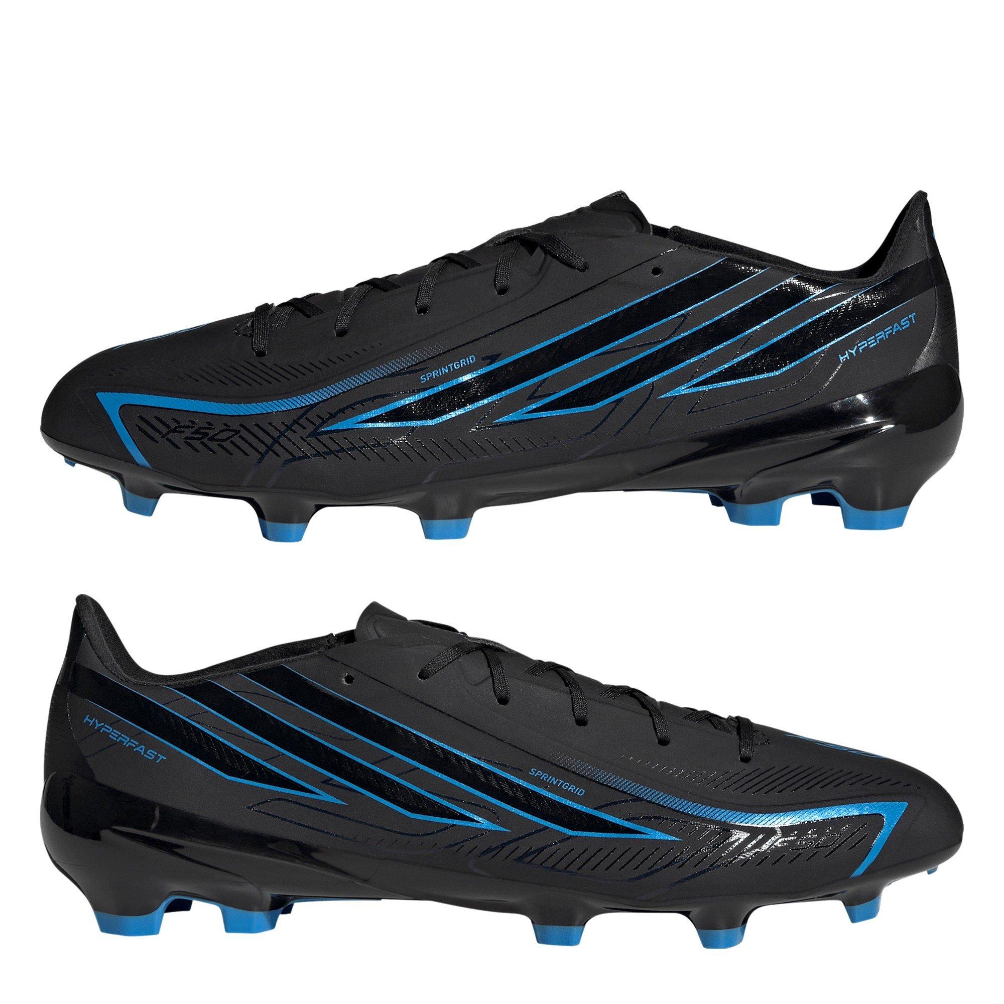 Schwarz/Blau - adidas - Adidas F50 Adults League Firm Ground Football Boots - 11