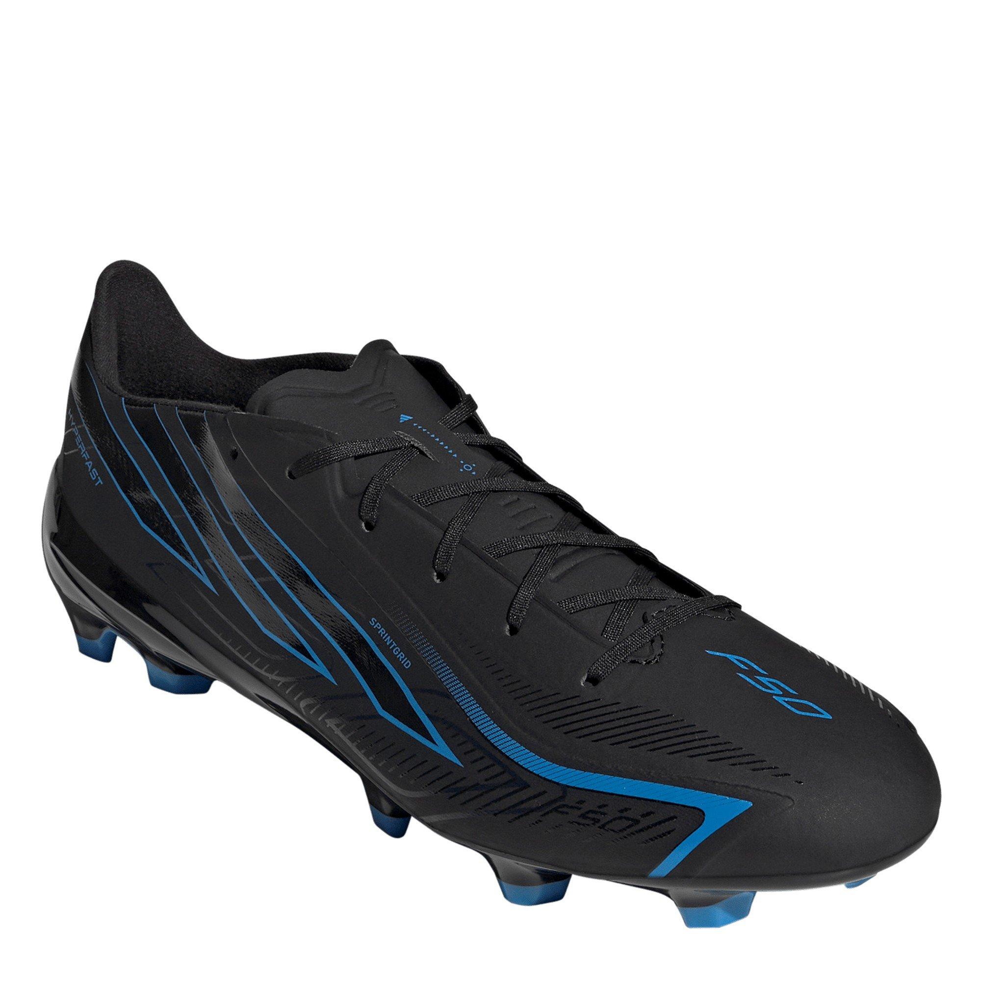 Schwarz/Blau - adidas - Adidas F50 Adults League Firm Ground Football Boots - 4