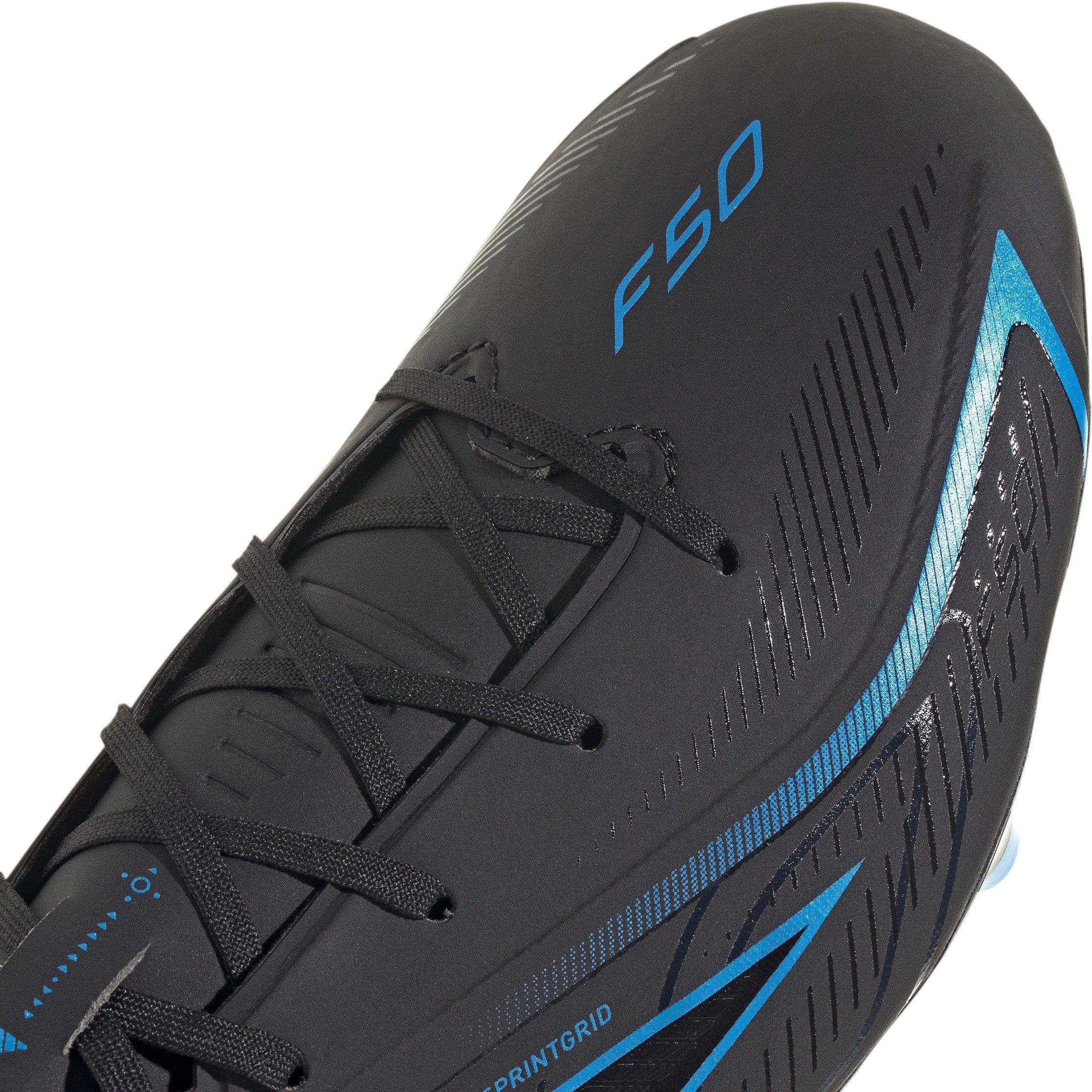 Schwarz/Blau - adidas - Adidas F50 Adults League Firm Ground Football Boots - 9