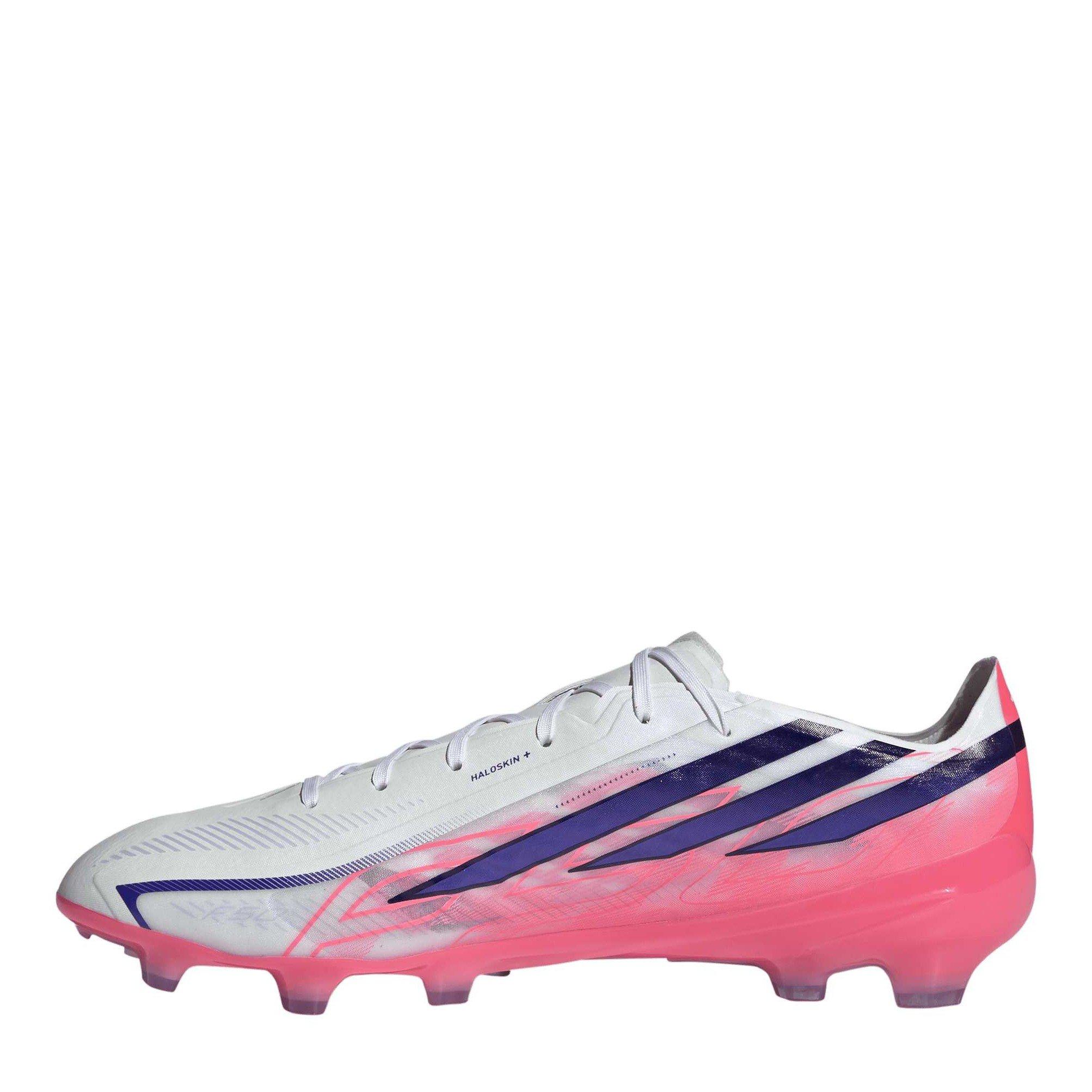Wit/Koraal - adidas - F50 Hyperfast Pro Firm Ground Football Boots Mens - 2