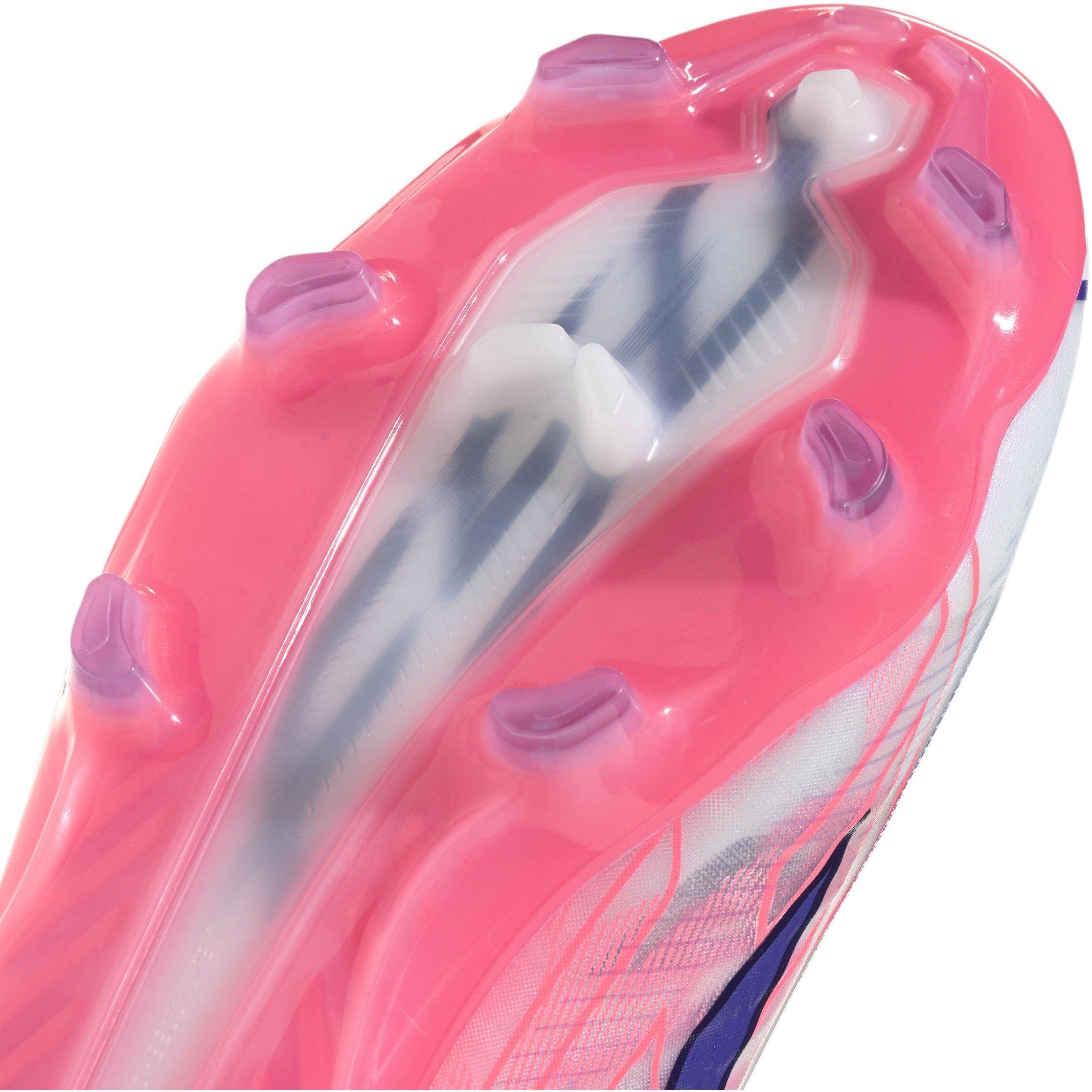 Wit/Koraal - adidas - F50 Hyperfast Pro Firm Ground Football Boots Mens - 9
