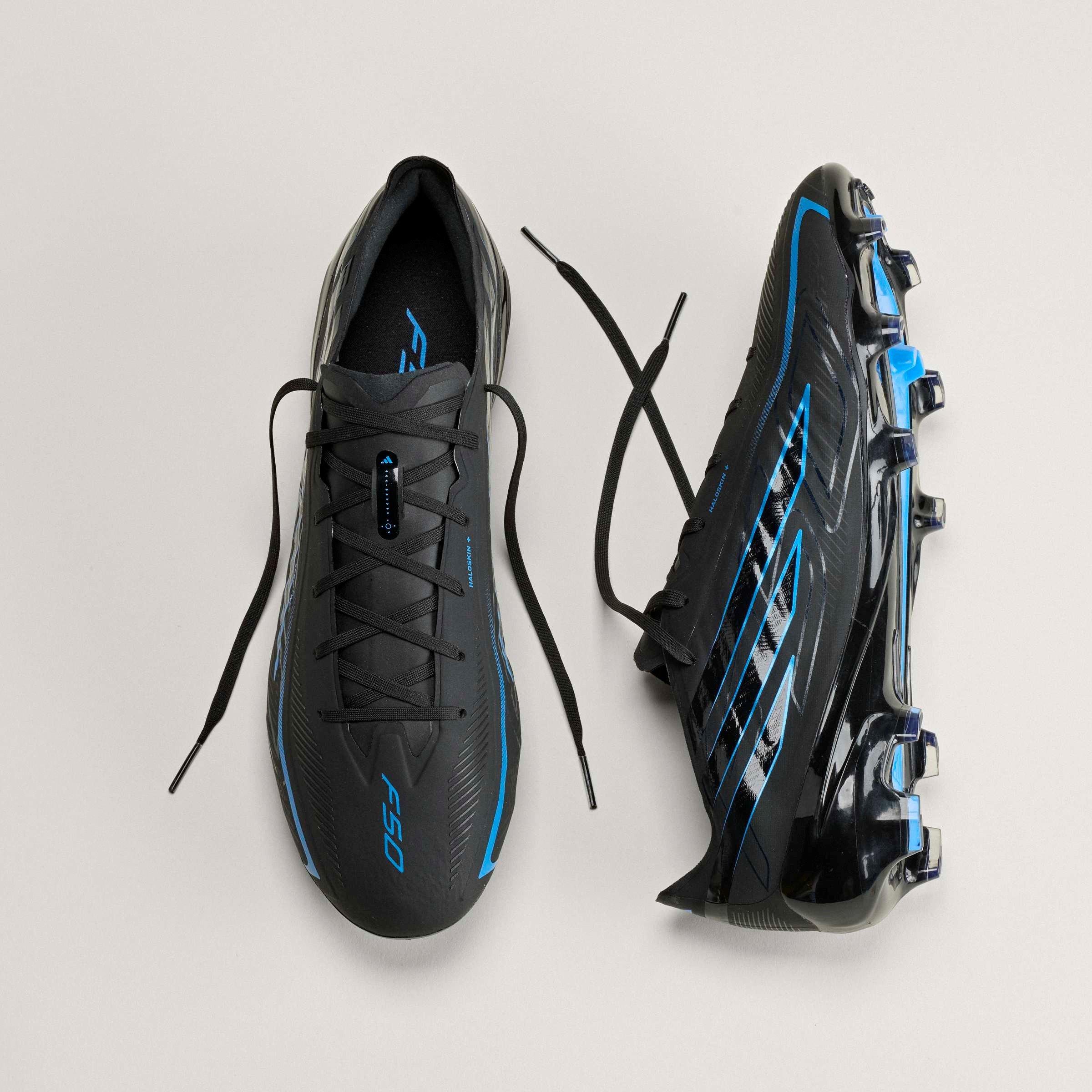 Black/Blue - adidas - F50 Hyperfast Pro Firm Ground Football Boots Mens - 13