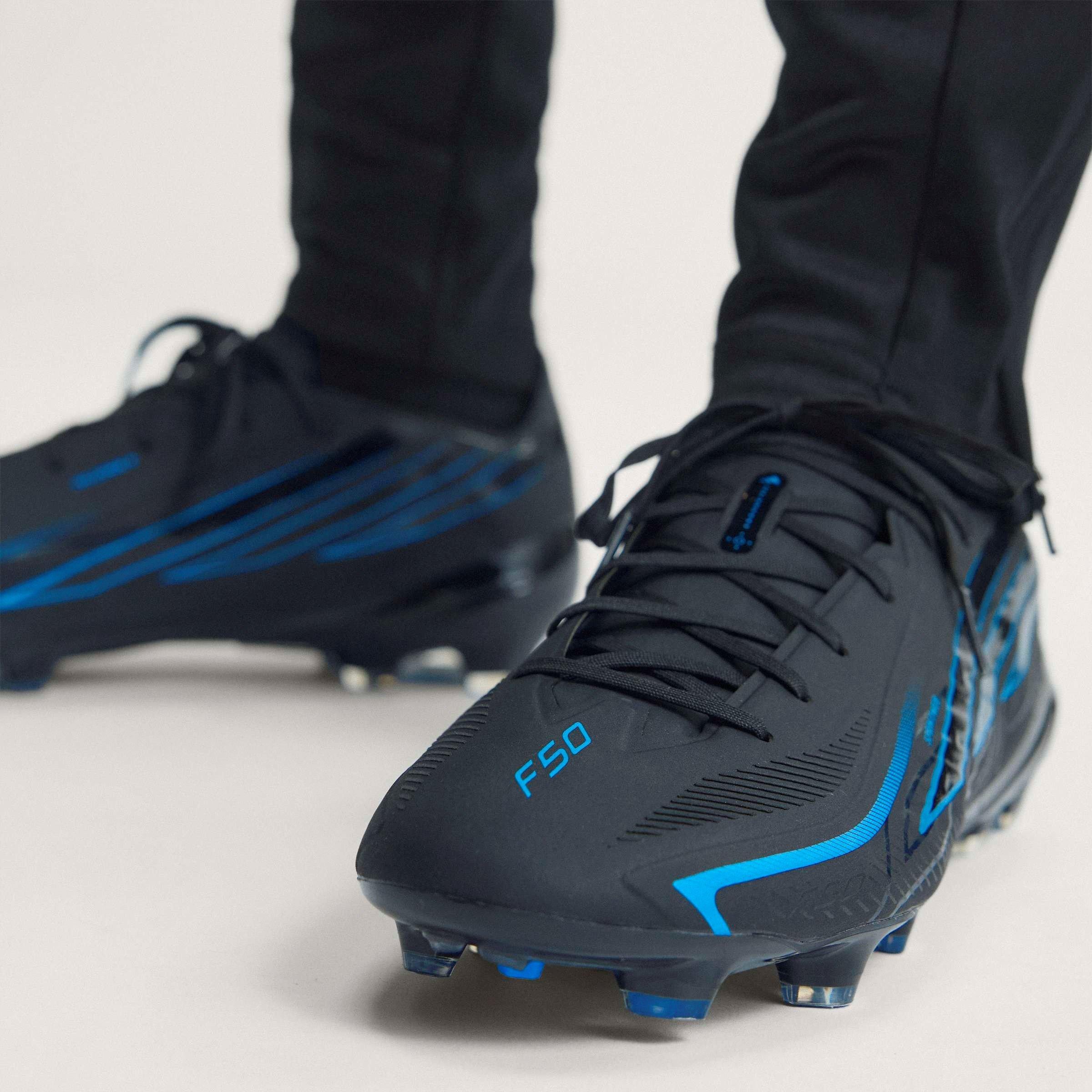 Black/Blue - adidas - F50 Hyperfast Pro Firm Ground Football Boots Mens - 3