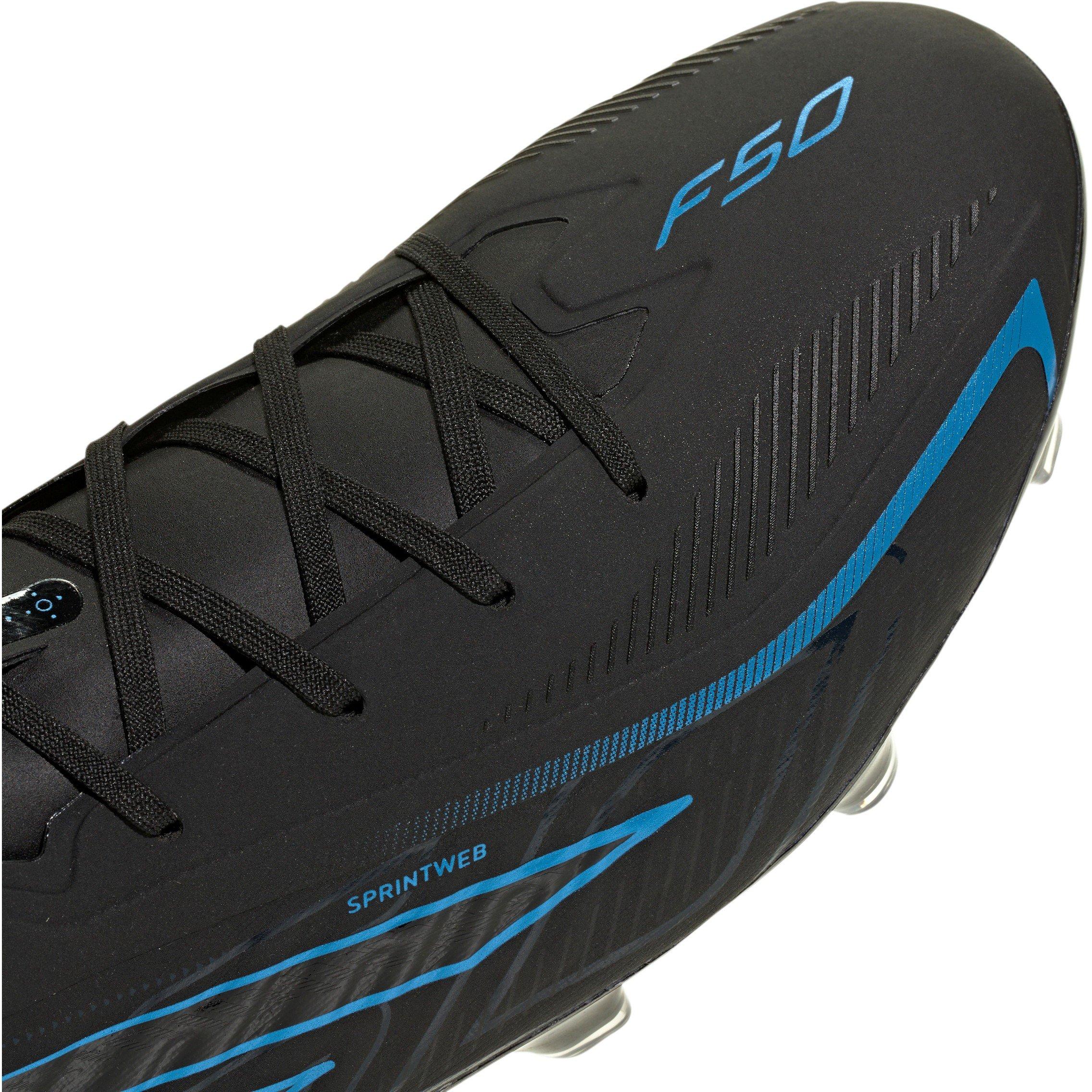 Black/Blue - adidas - F50 Hyperfast Pro Firm Ground Football Boots Mens - 9