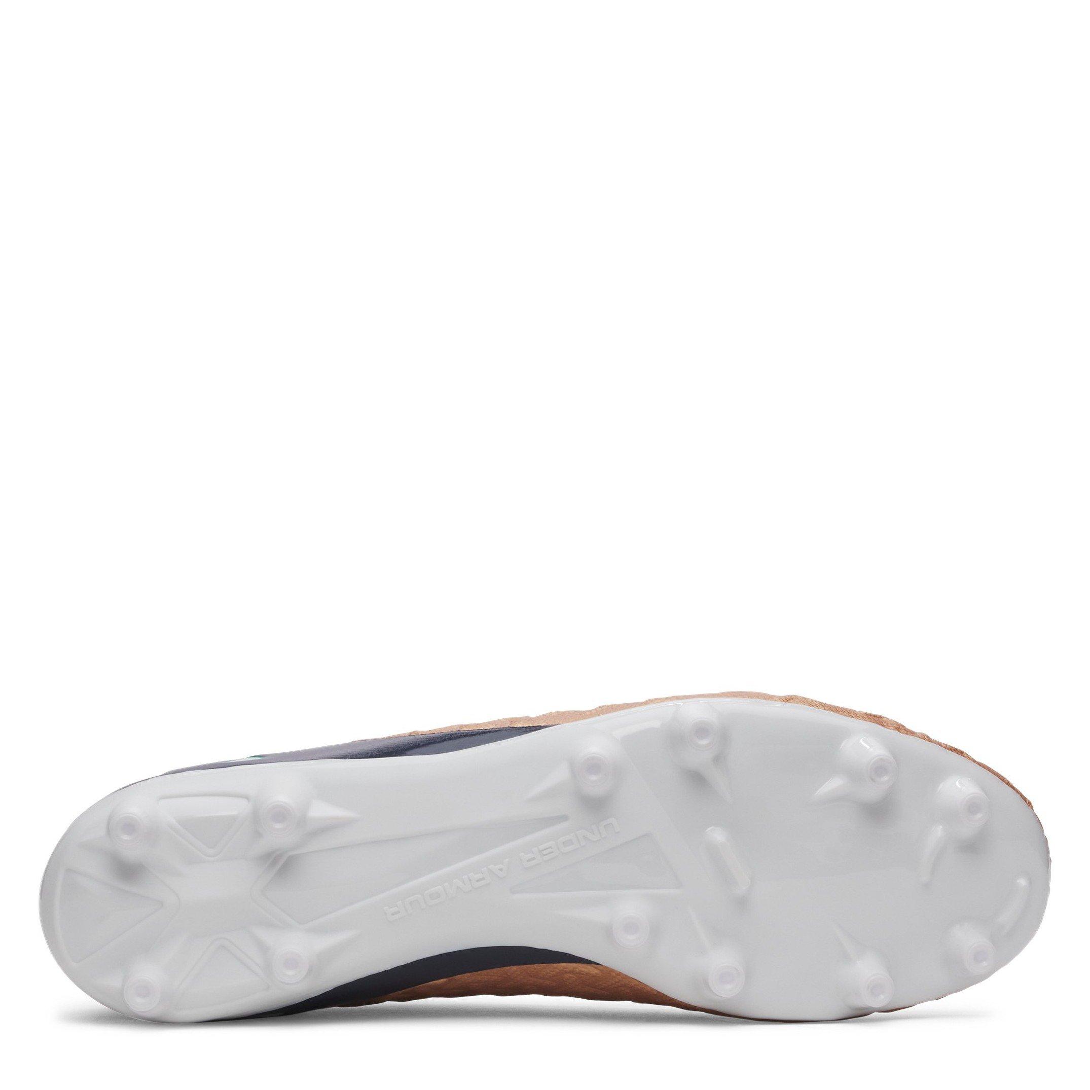 Copper/White - Under Armour - Men's Magnetico .3 Firm Ground Football Boot - 3