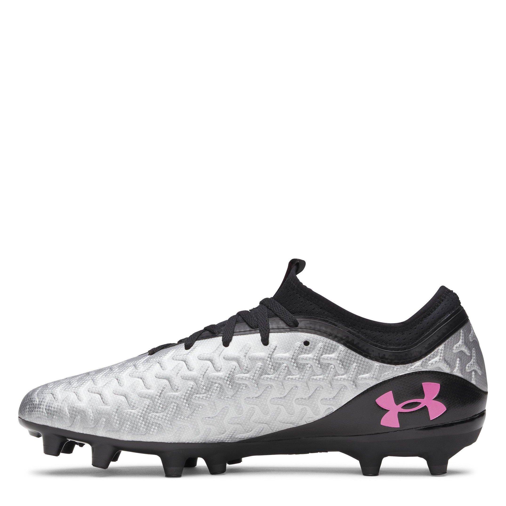 Srebrno/crno - Under Armour - Men's Magnetico .3 Firm Ground Football Boot - 2