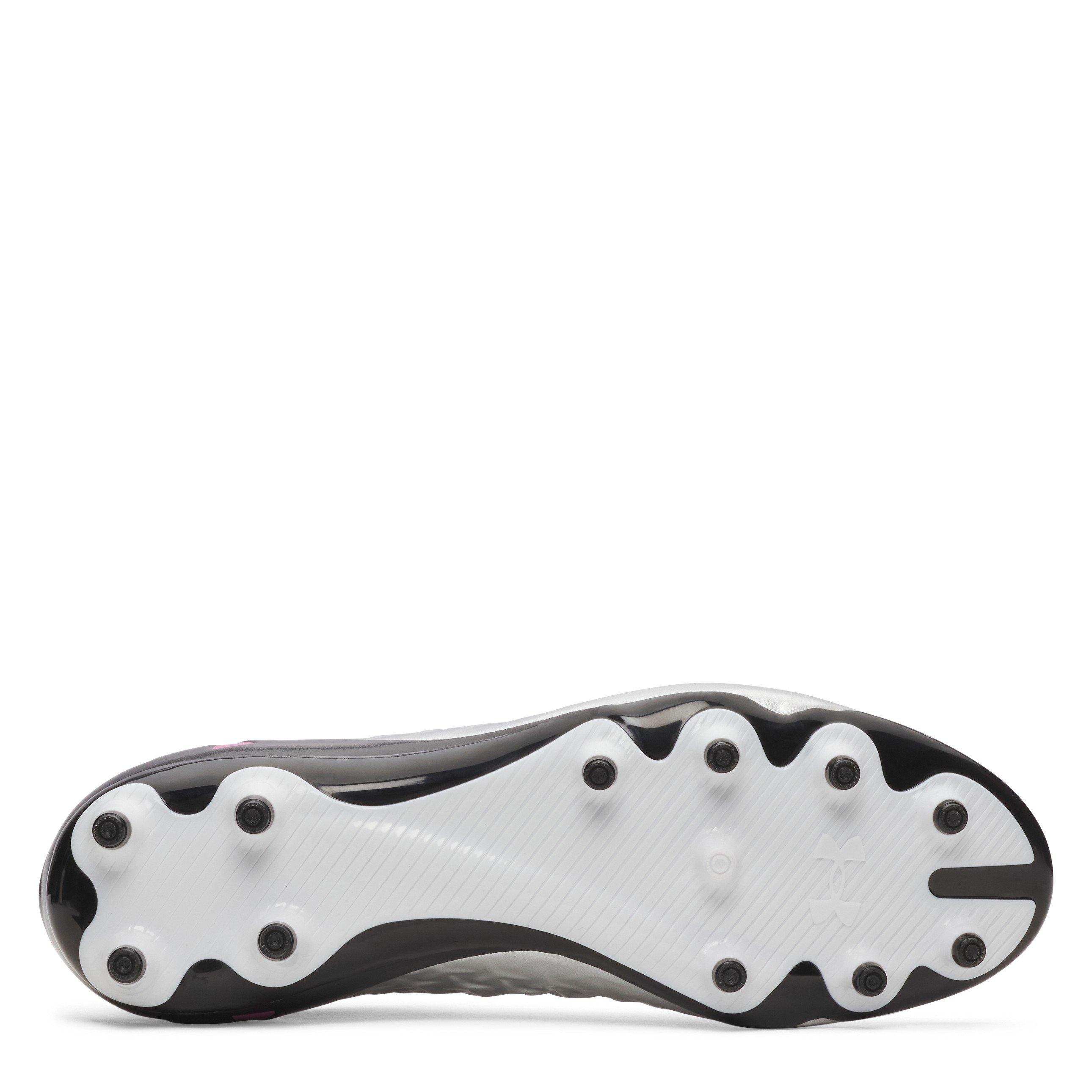 Crna / Srebrna - Under Armour - Unisex Magnetico Pro 6 Firm Ground Football Boot - 3