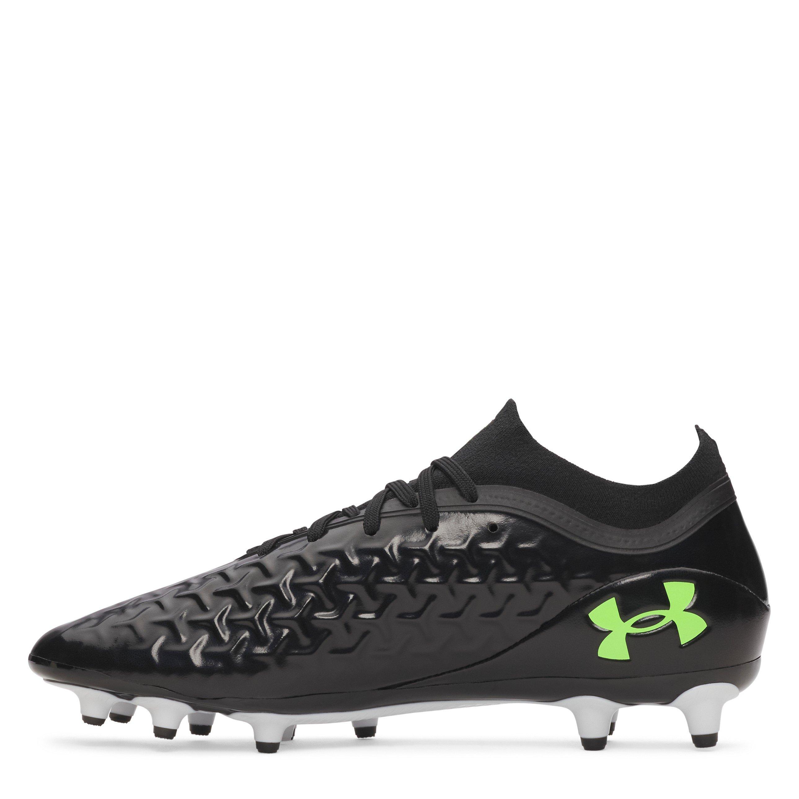 Black / Green - Under Armour - Unisex Magnetico Pro 6 Firm Ground Football Boot - 2