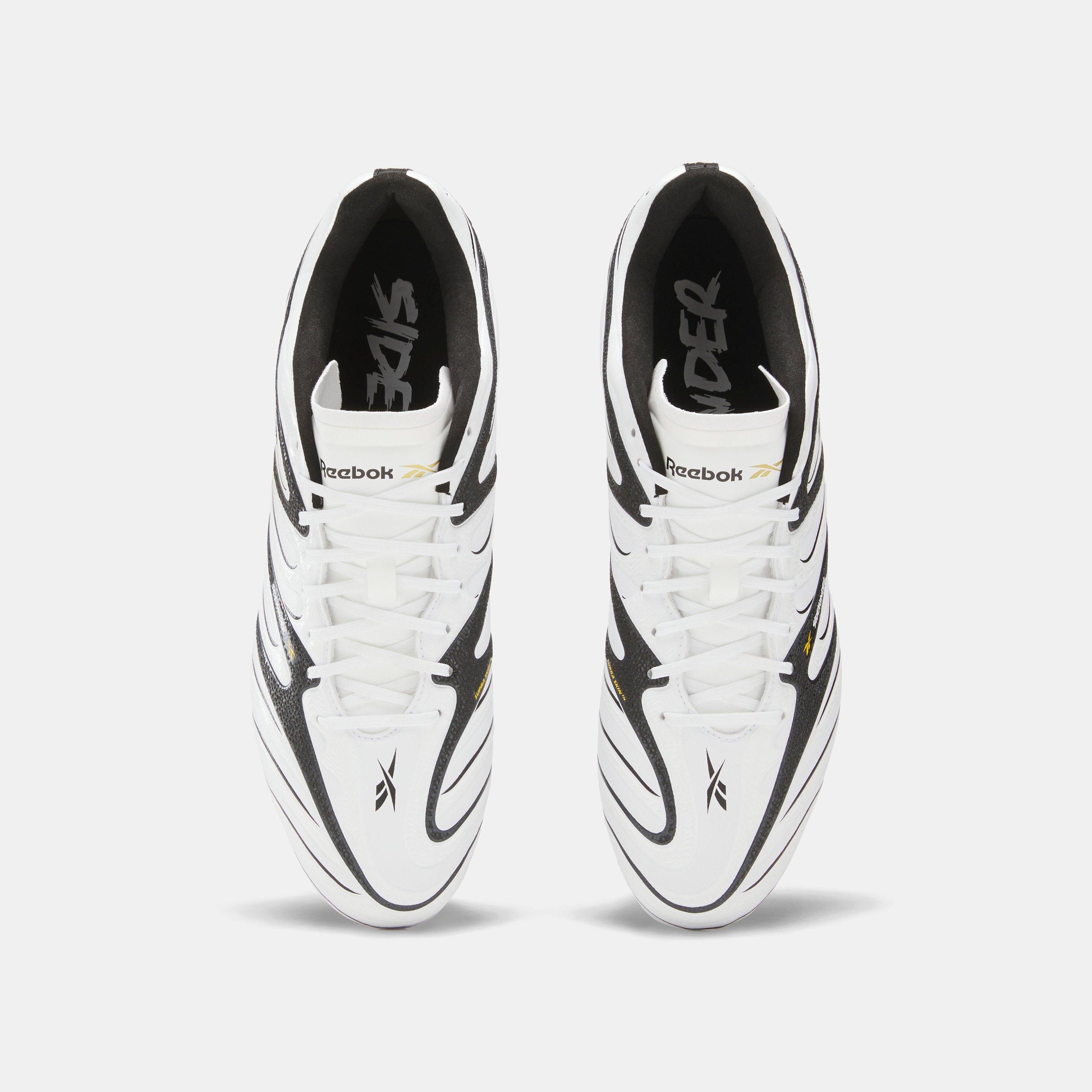 White/Black - Reebok - Men's SideW .3 FG Firm Ground Football Boots - 6