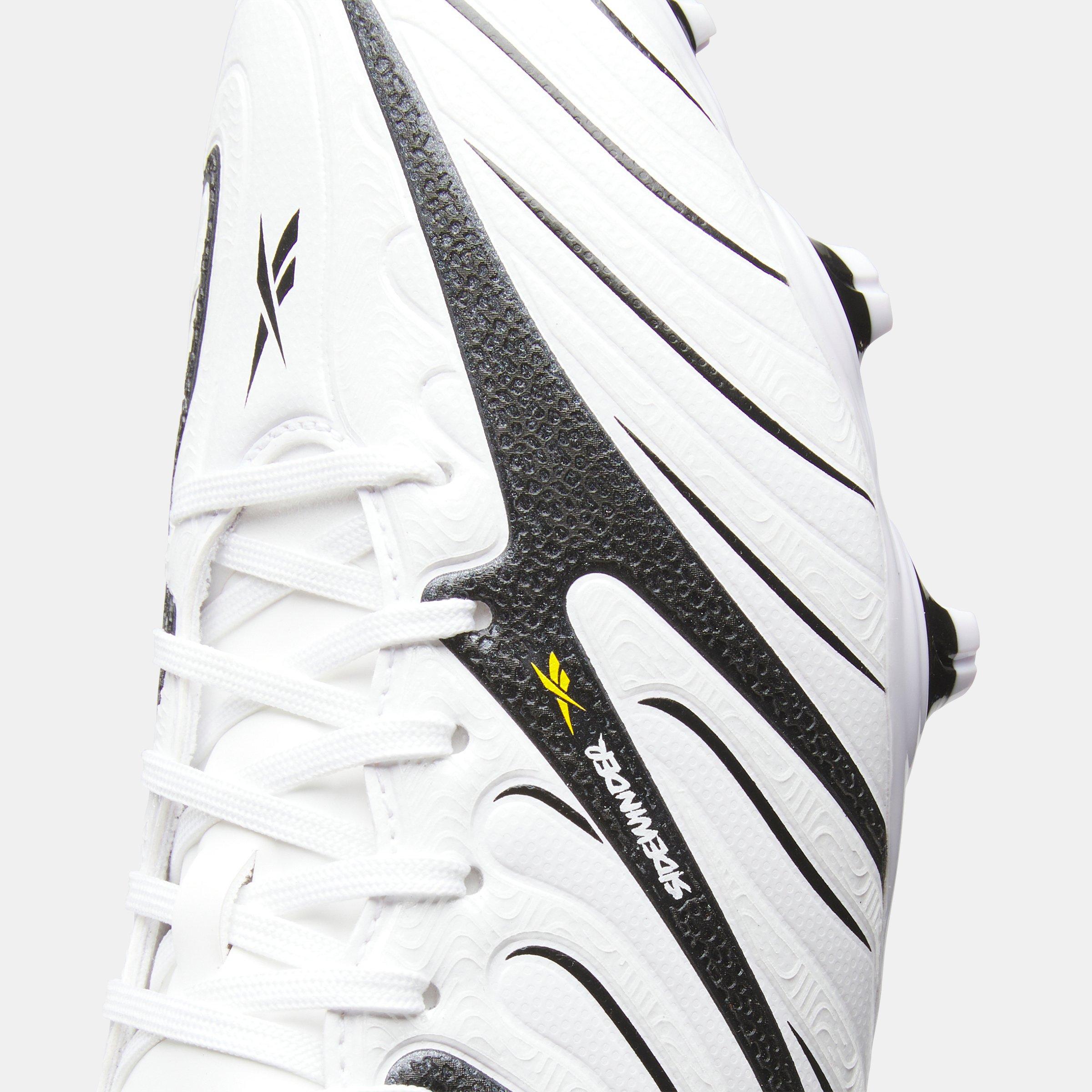 White/Black - Reebok - Men's SideW .3 FG Firm Ground Football Boots - 7