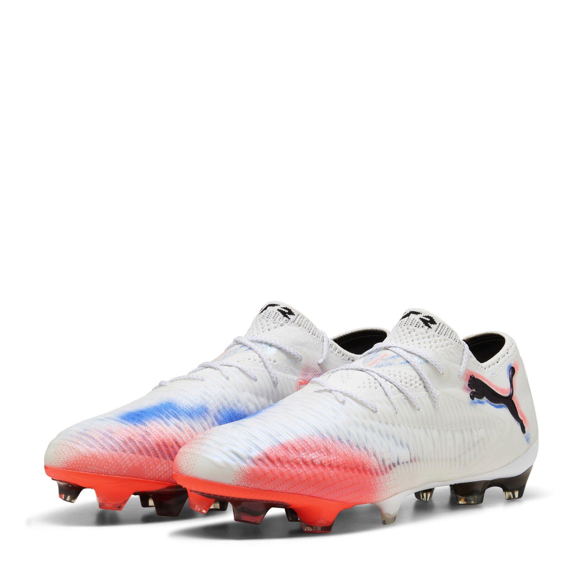 Puma Men's 8 Ultimate Low Fg Firm Ground Football Boots - White Puma White - 11.5 (46.5)