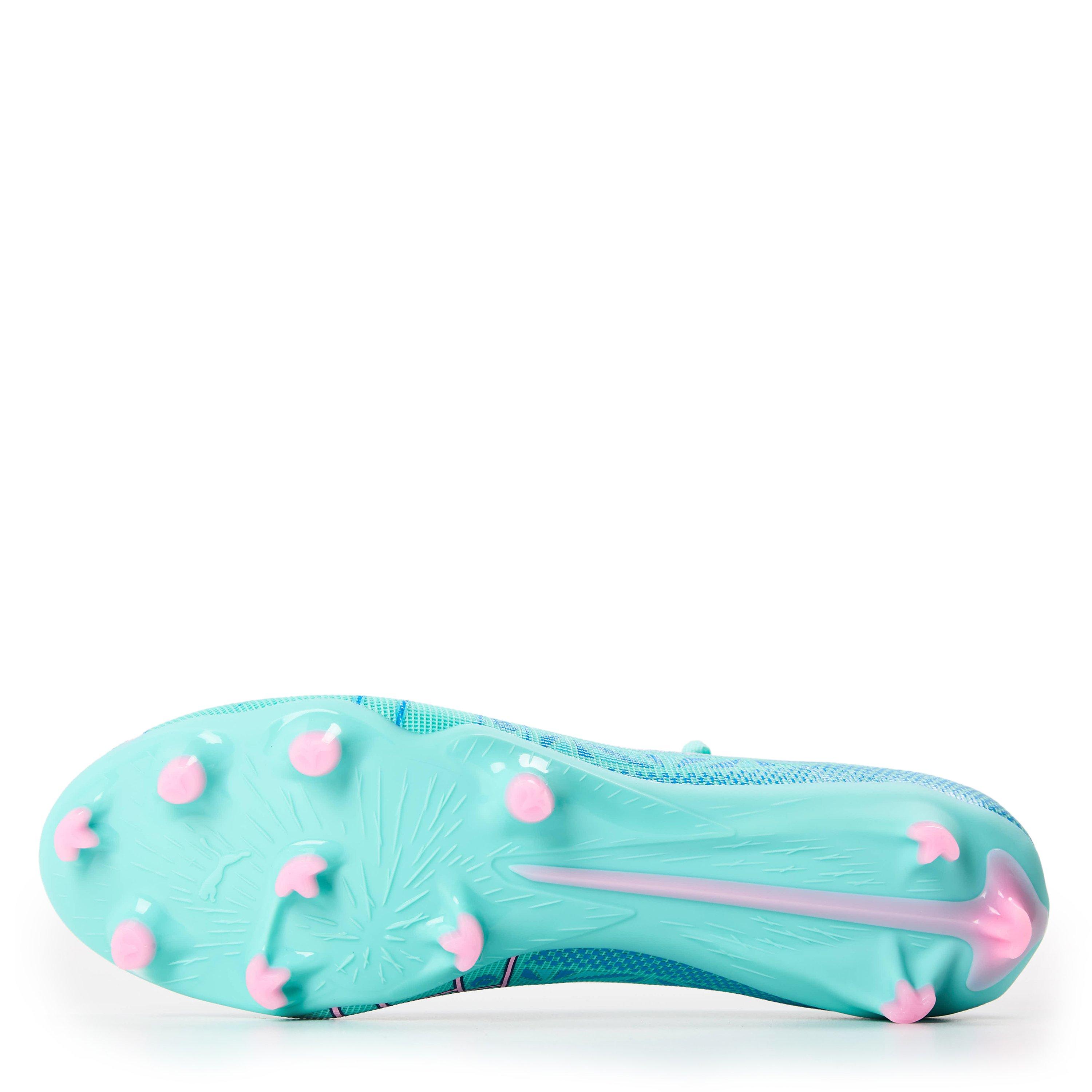 Azul - Puma - Men's 5 Match Racetracks Mia Firm Ground Football Boots - 5