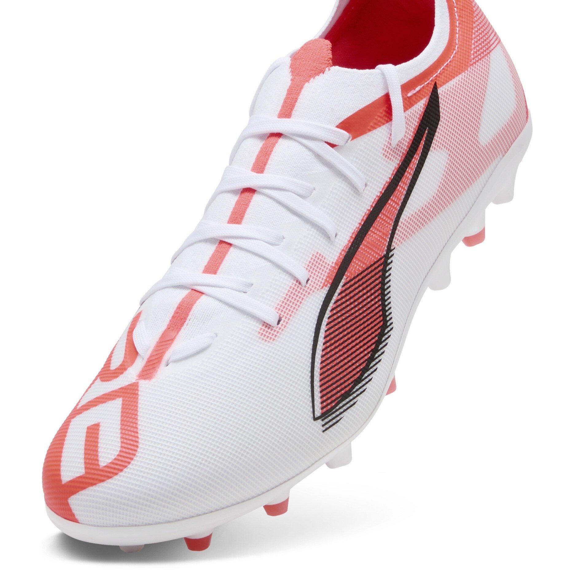 Puma White-Pu - Puma - Men's Ultra 5 Match Mg Firm Ground Football Boots - 6
