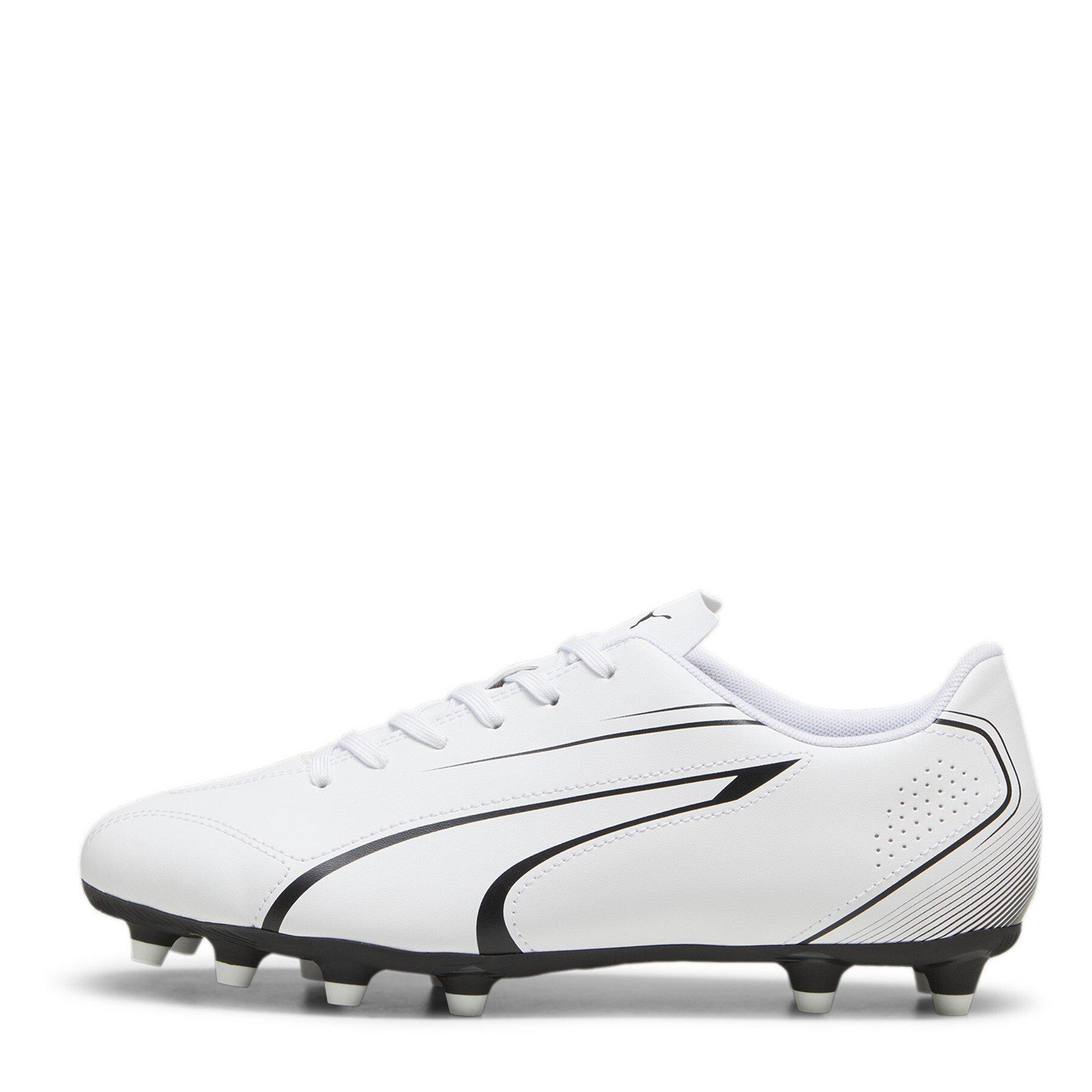 Puma Wht-Black - Puma - PUMA Victoria Firm Ground Football Boots - 2