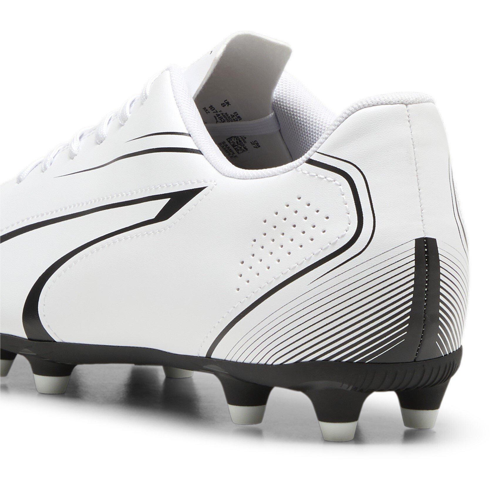 Puma Wht-Black - Puma - PUMA Victoria Firm Ground Football Boots - 5