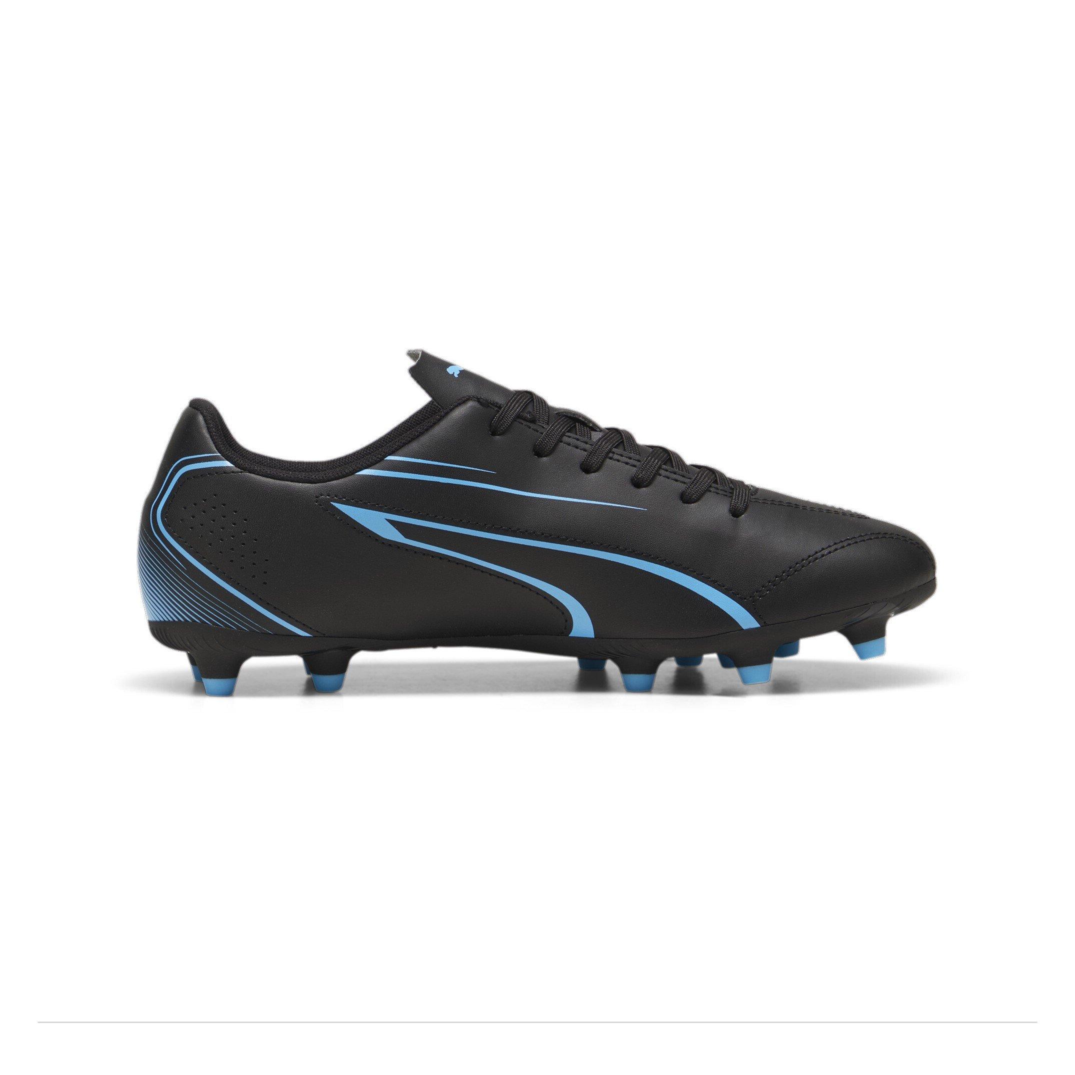 Black-Lumi Blue - Puma - Victoria Firm Ground Football Boots - 4