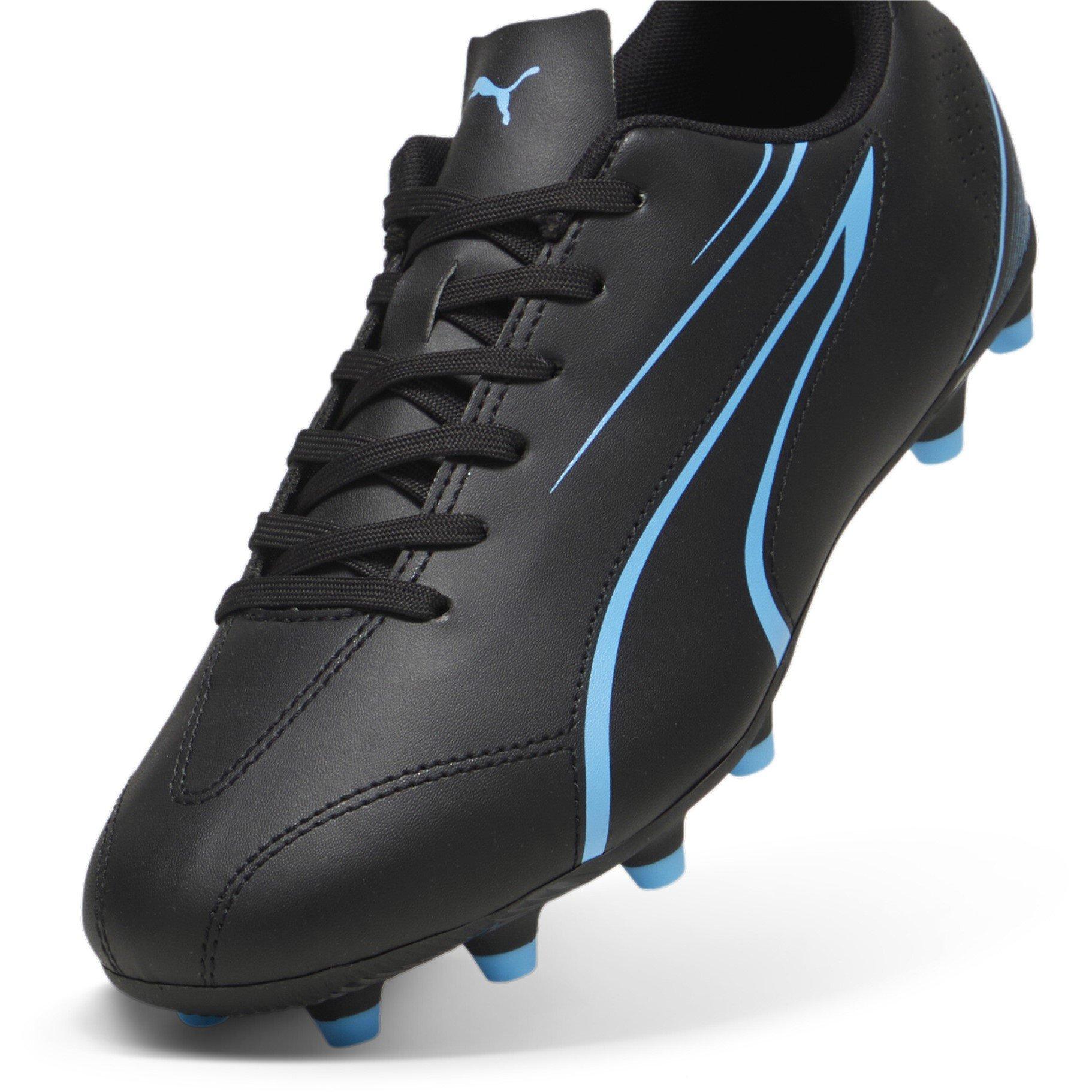 Black-Lumi Blue - Puma - Victoria Firm Ground Football Boots - 6