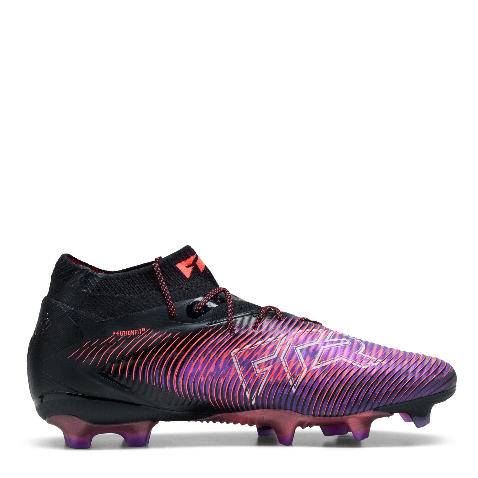 Blk-Wht-Glo Red - Puma - Future 8 Ultimate Firm Ground Boots - 4