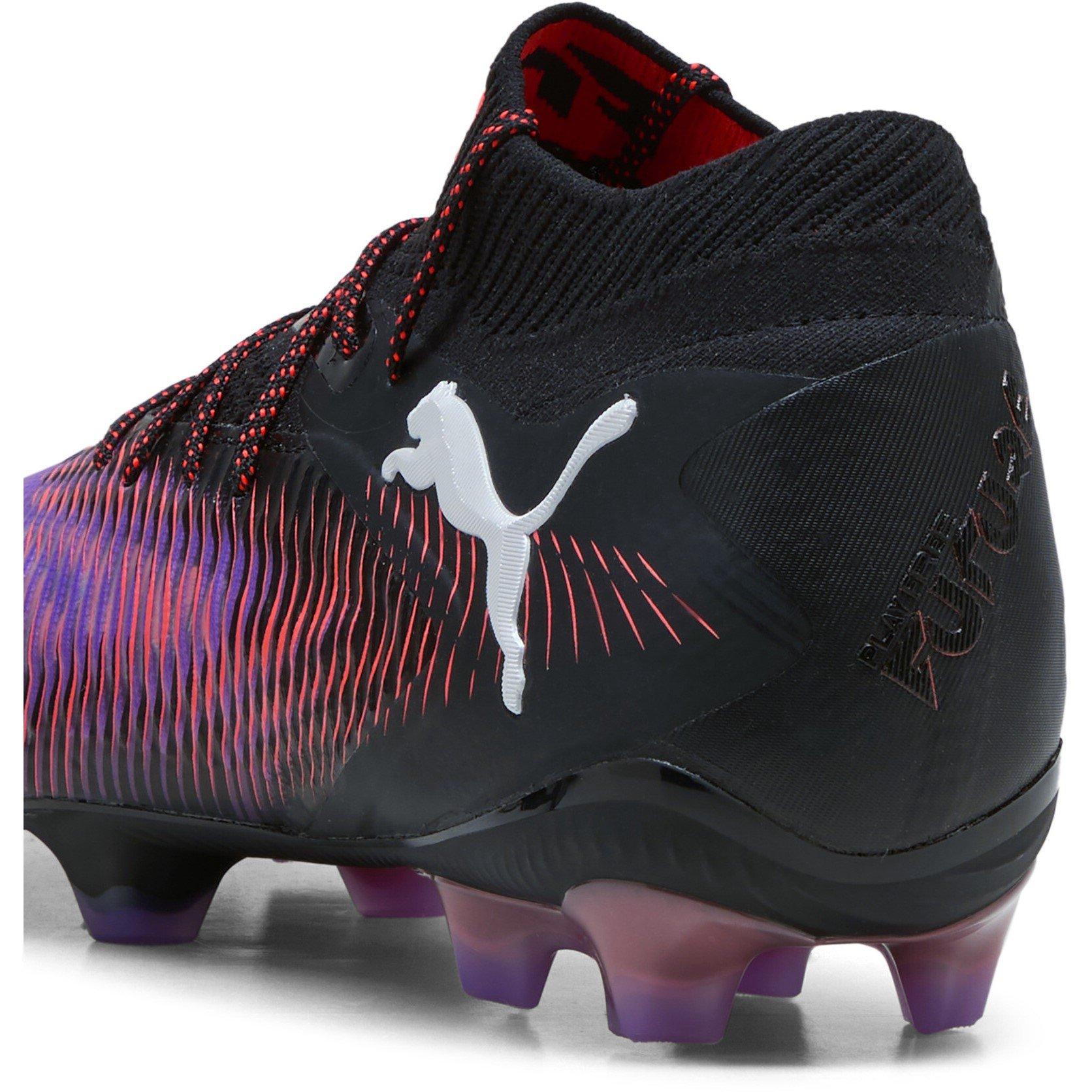 Blk-Wht-Glo Red - Puma - Future 8 Ultimate Firm Ground Boots - 5