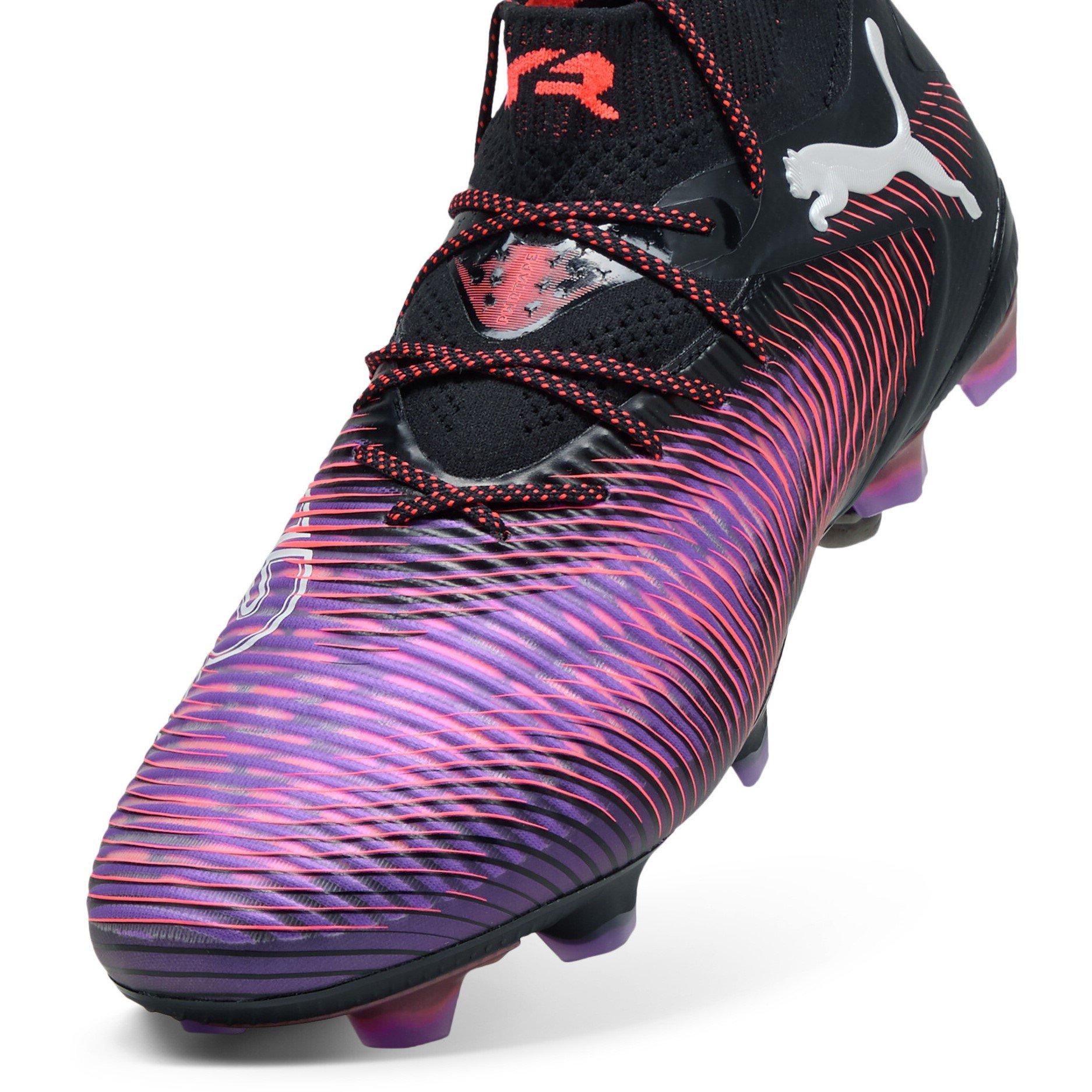 Blk-Wht-Glo Red - Puma - Future 8 Ultimate Firm Ground Boots - 6