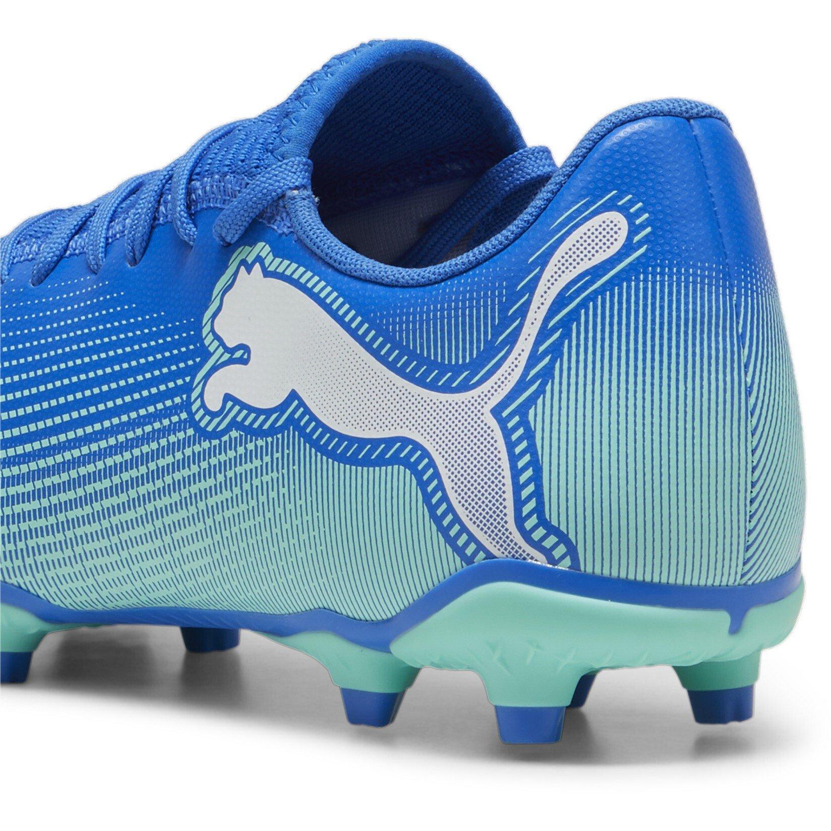 Blue-Mint-White - Puma - Puma Future7 Play Firm Ground Football Boots Mens - 5