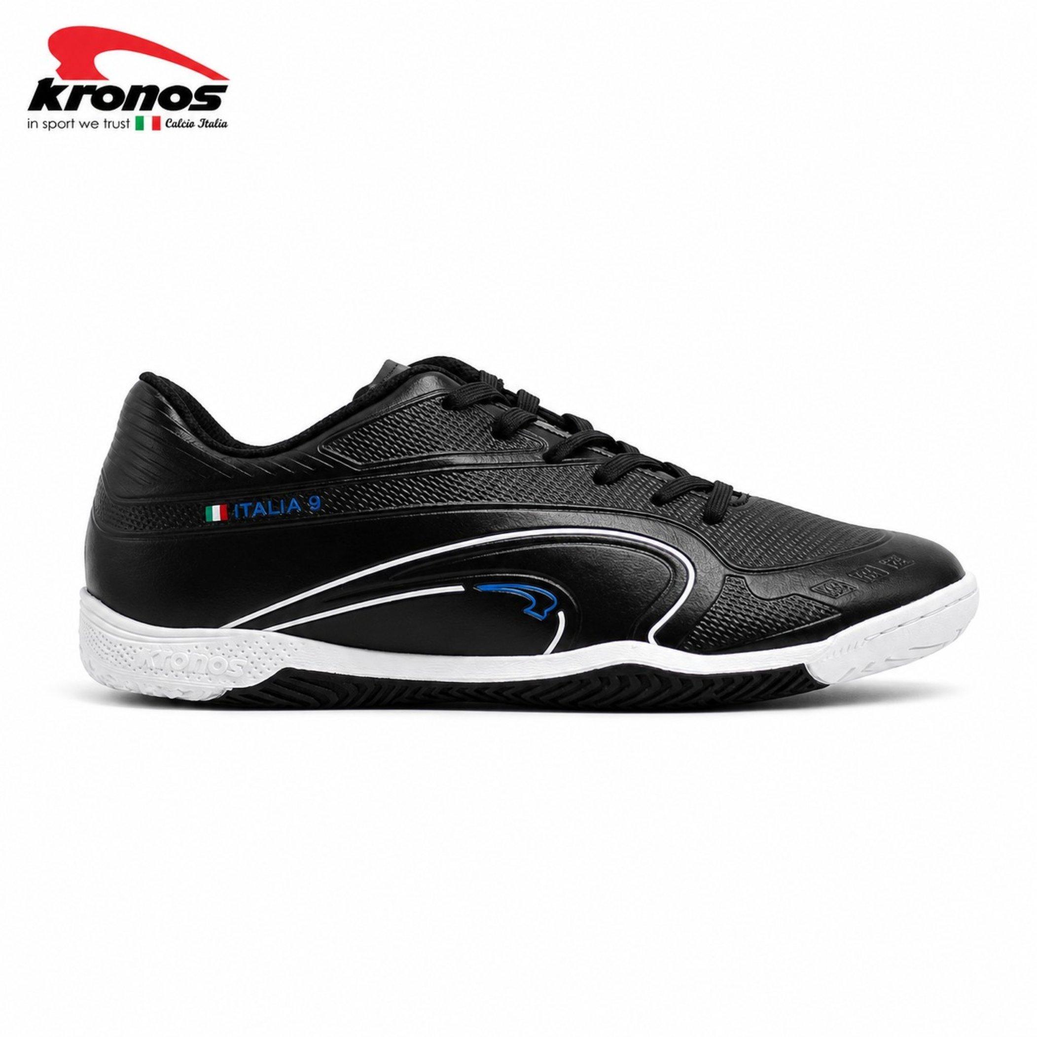 Blk/Wht - Kronos - Men's Indoor Football Boots - 2