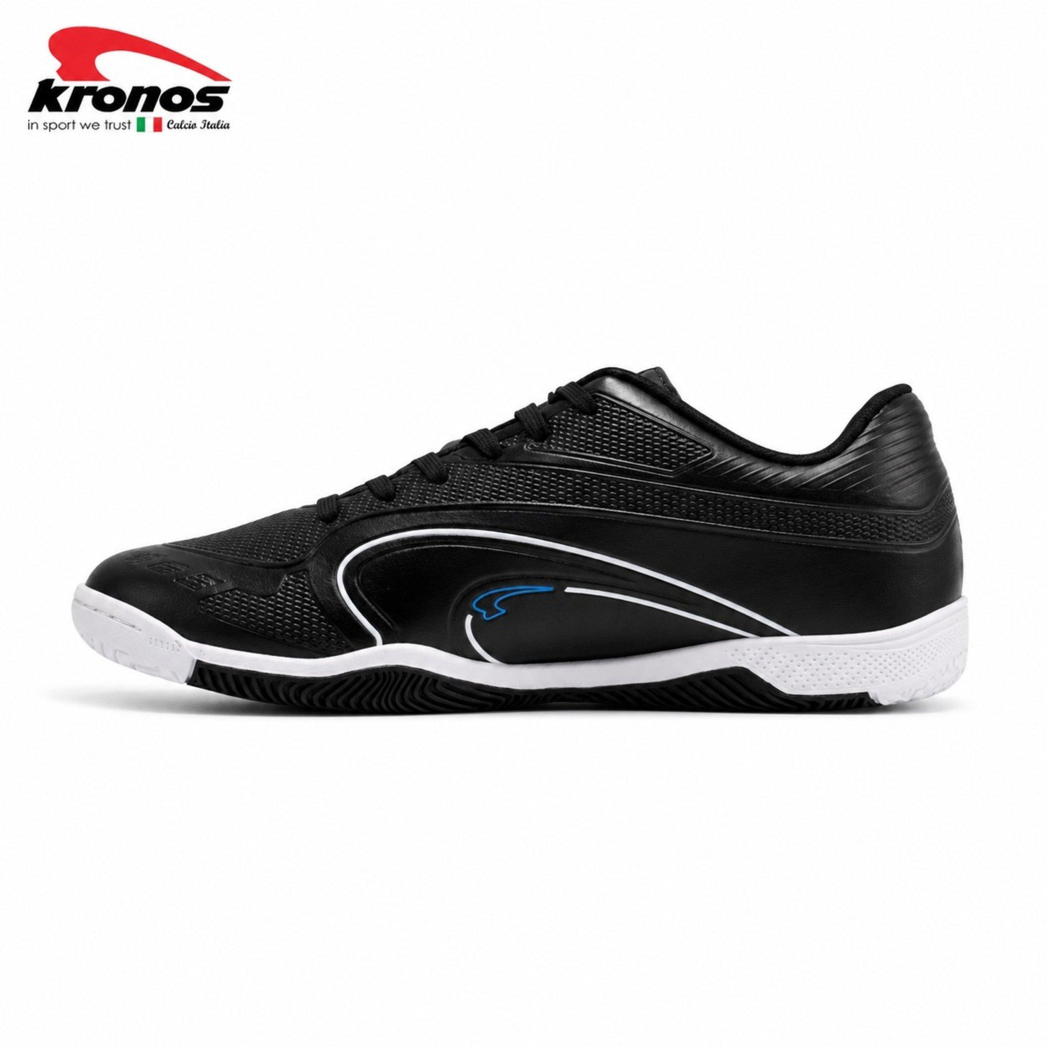 Blk/Wht - Kronos - Men's Indoor Football Boots - 3