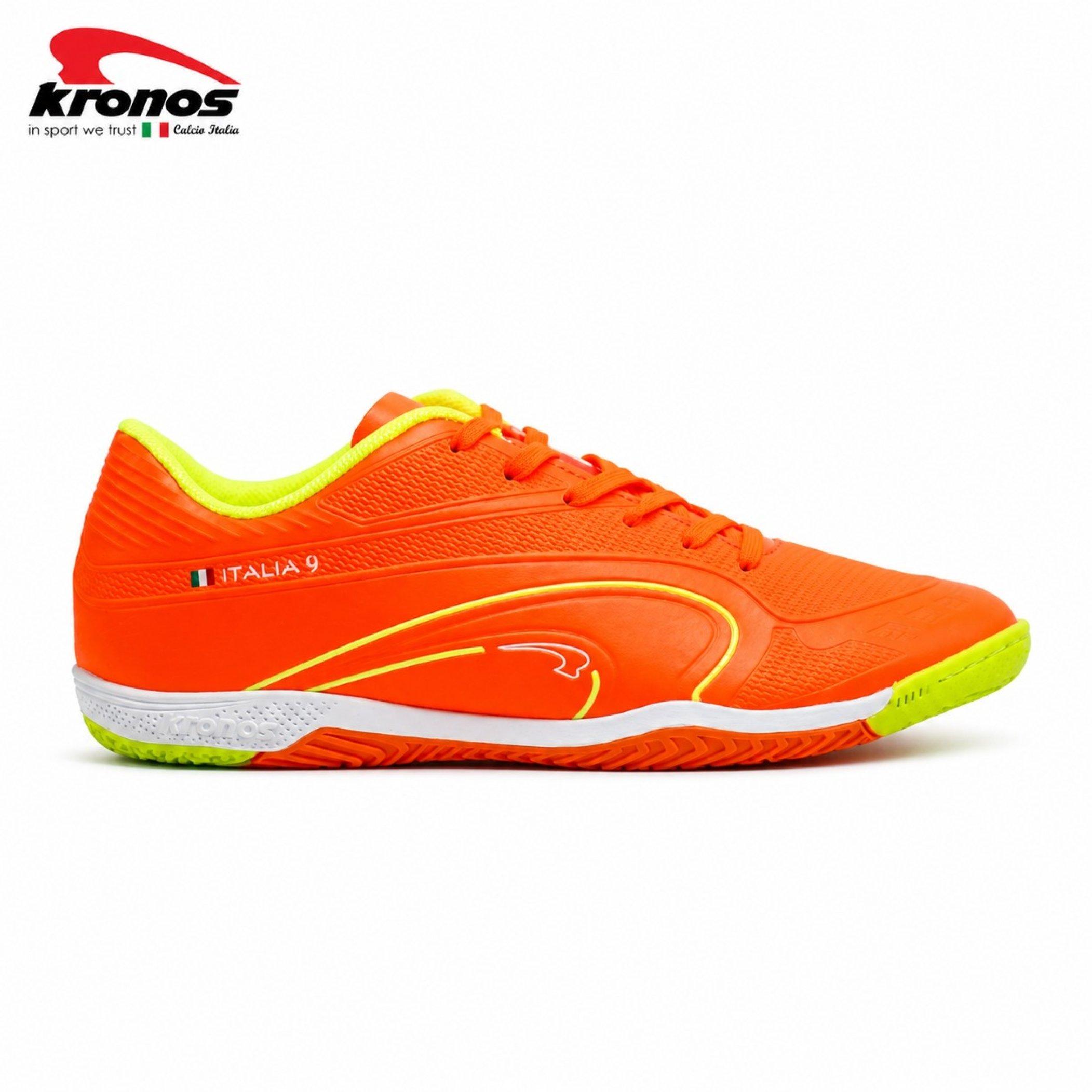 Org/N.Grn - Kronos - Men's Indoor Football Boots - 2