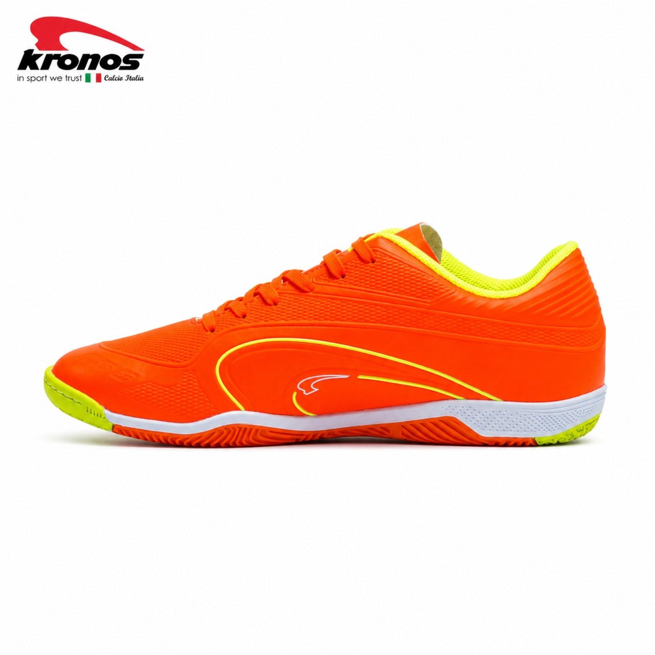 Org/N.Grn - Kronos - Men's Indoor Football Boots - 3