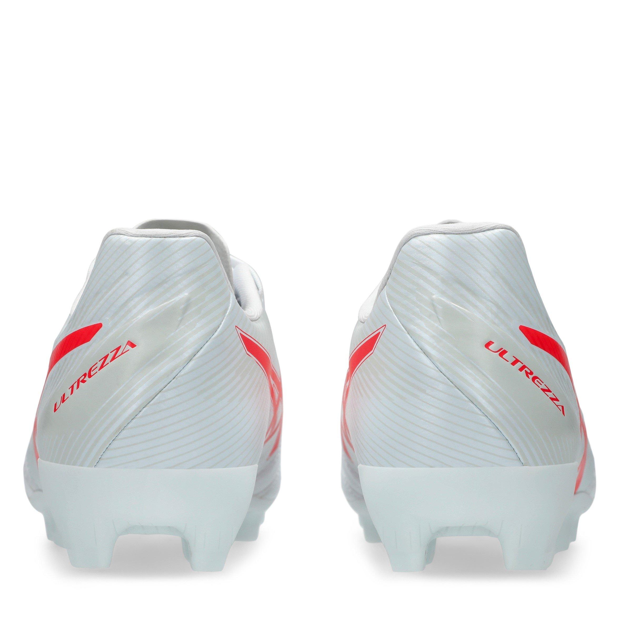 WHITE/FLASH RED - Asics - Ultrezza Club 3 Football Boots - 7