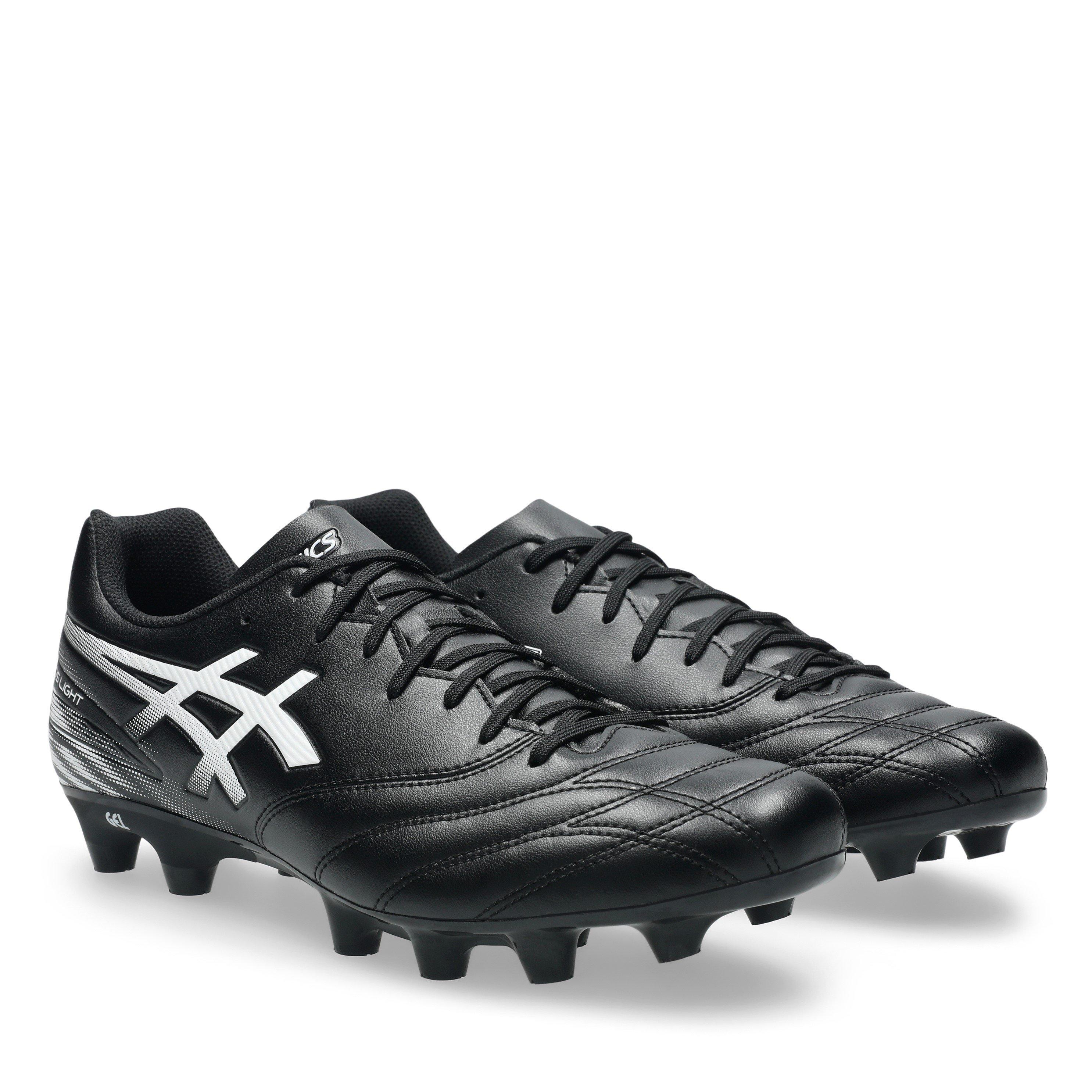 BLACK/WHITE - Asics - Men's Firm Ground Football Boots - 4