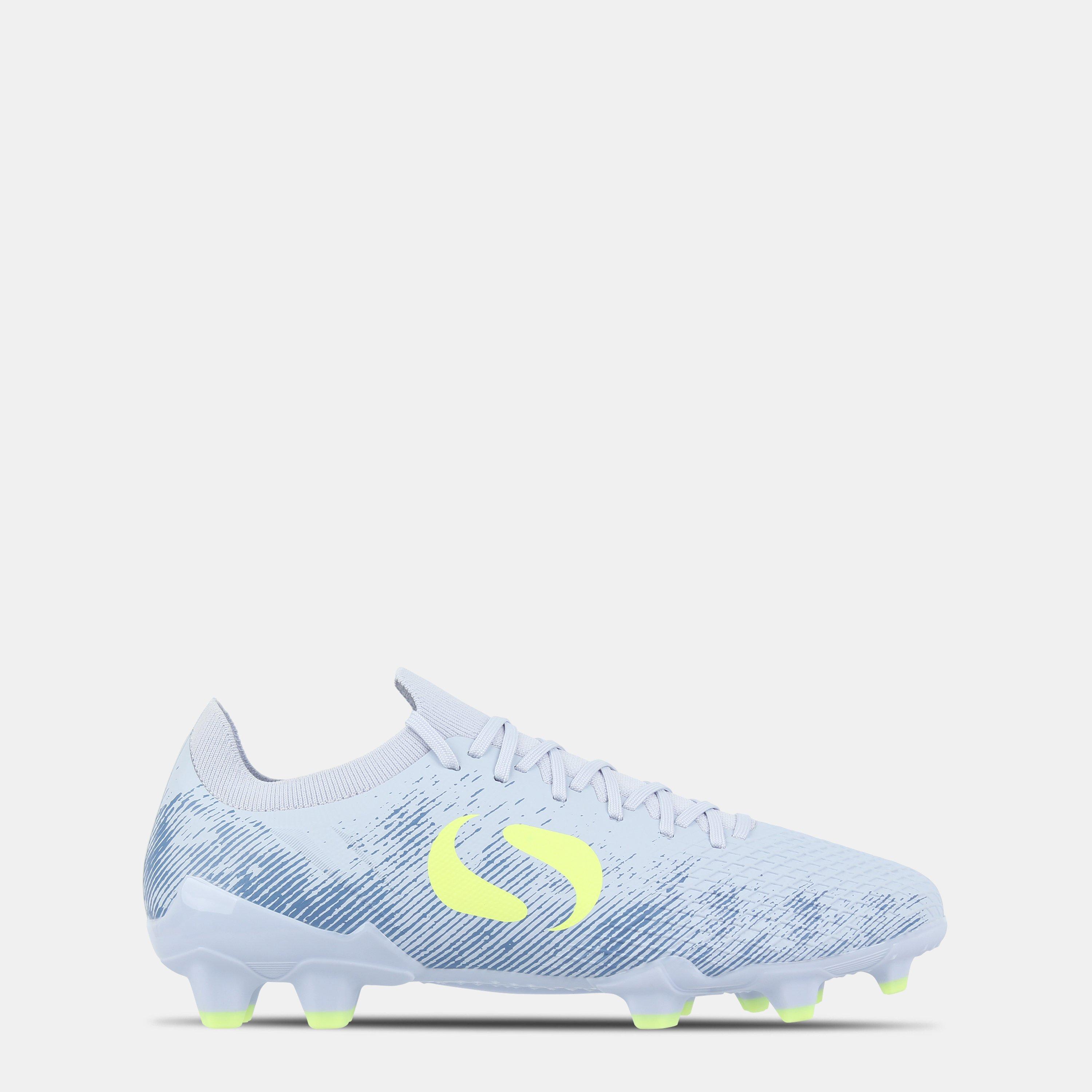 Sondico Men's Blaze Firm Ground Football Boots - Purple/Lime - 9.5 (44)