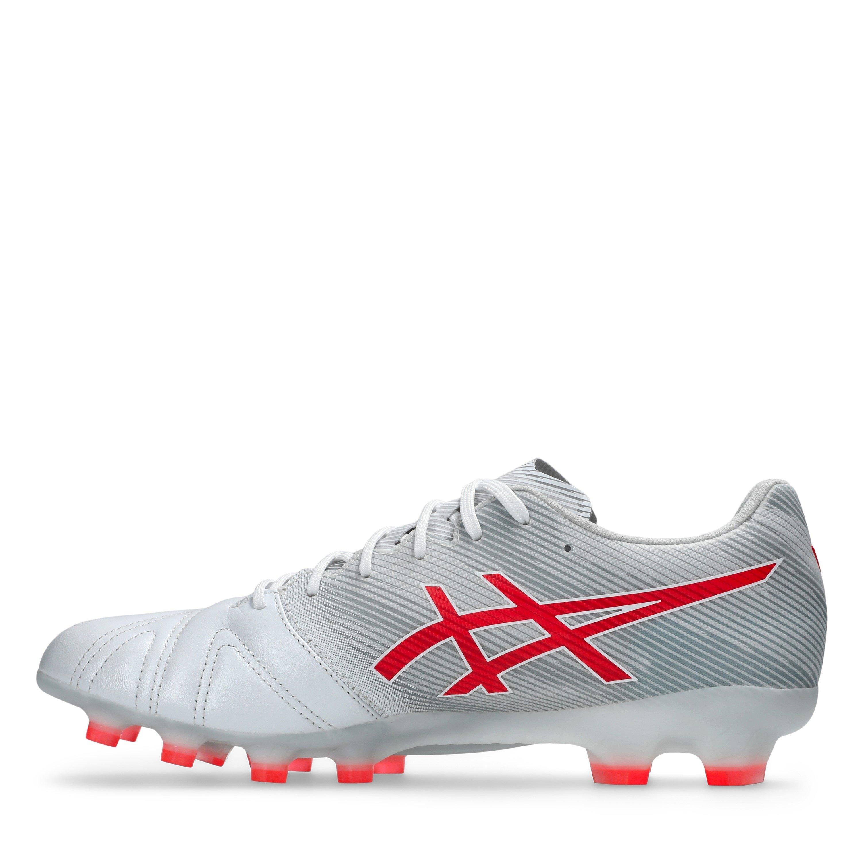WHITE/FLASH RED - Asics - Ultrezza 3 Firm Ground Boots - 2