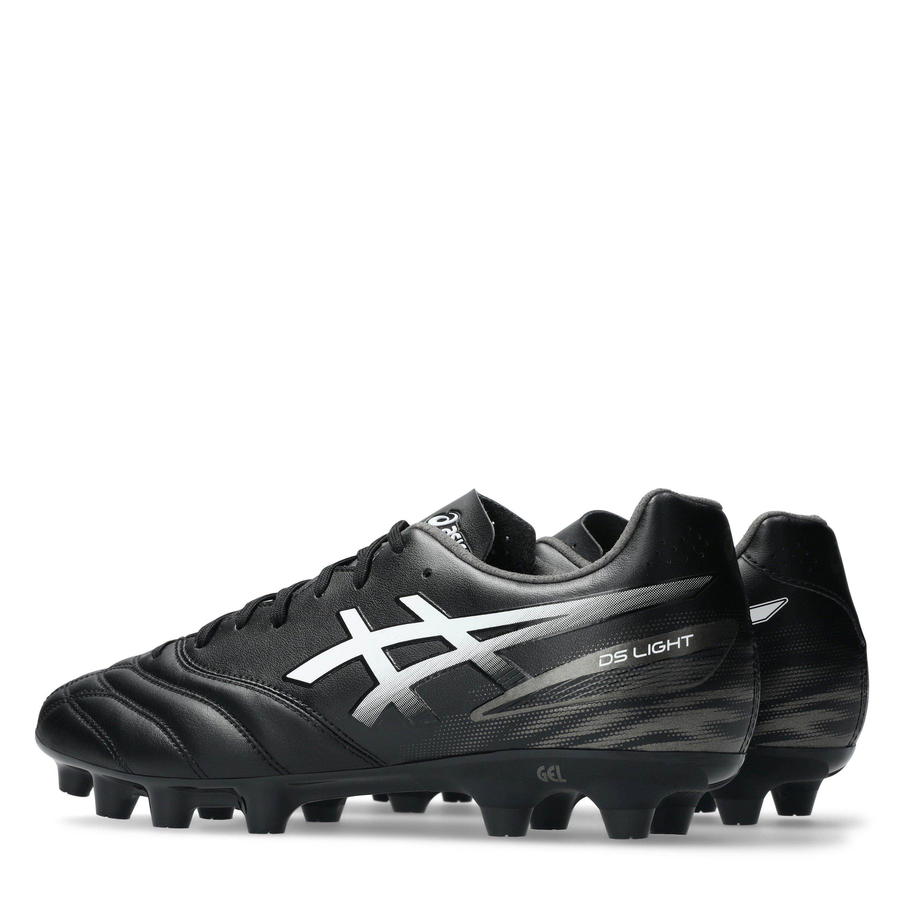 BLACK/WHITE - Asics - Men's Firm Ground Football Boots - 5
