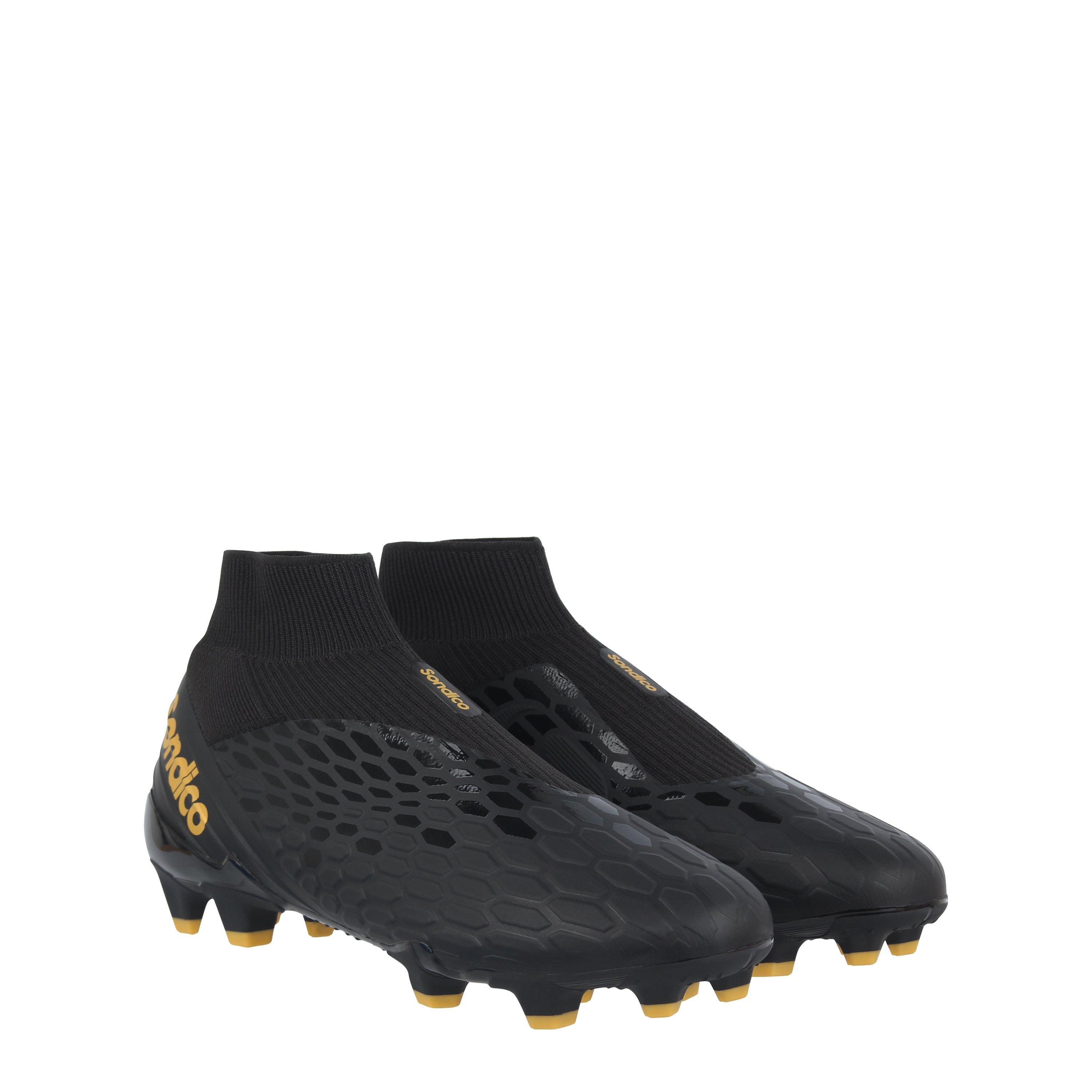 Black/Gold - Sondico - Blizzard Firm Ground Football Boots - 4