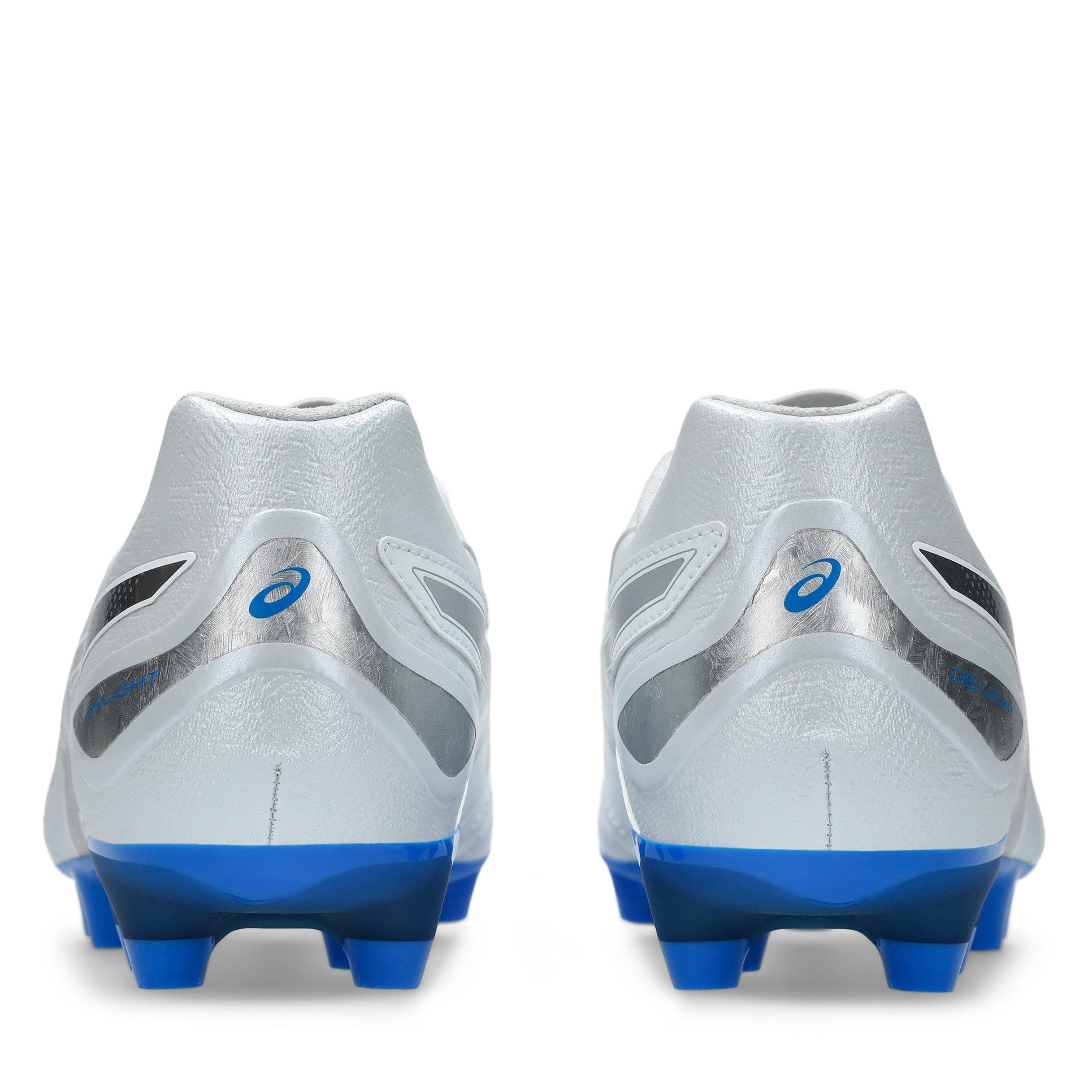 WHITE/SILVER - Asics - DS Light Advance Firm Ground Boots - 7