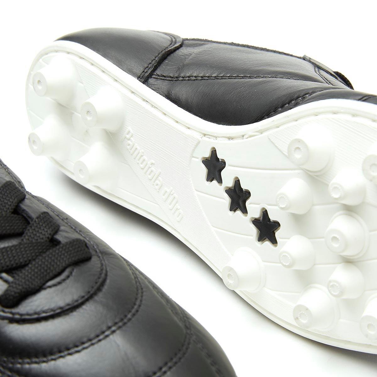 Sort/Hvid - Pantofola d Oro - Epoca Kang Firm Ground Football Boots - 5