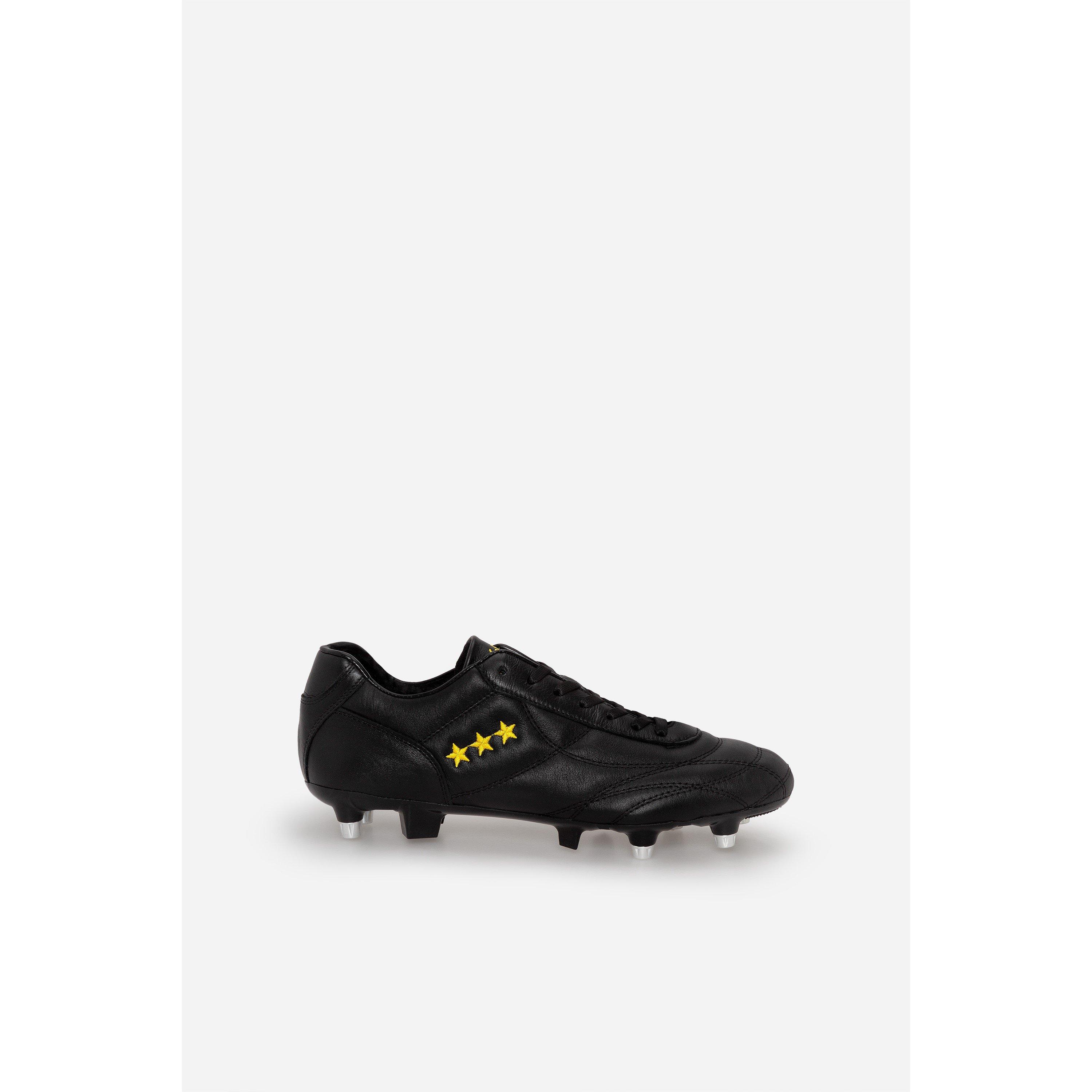 Black/Gold - Pantofola d Oro - Epoca Kang Com Firm Ground Football Boots - 1