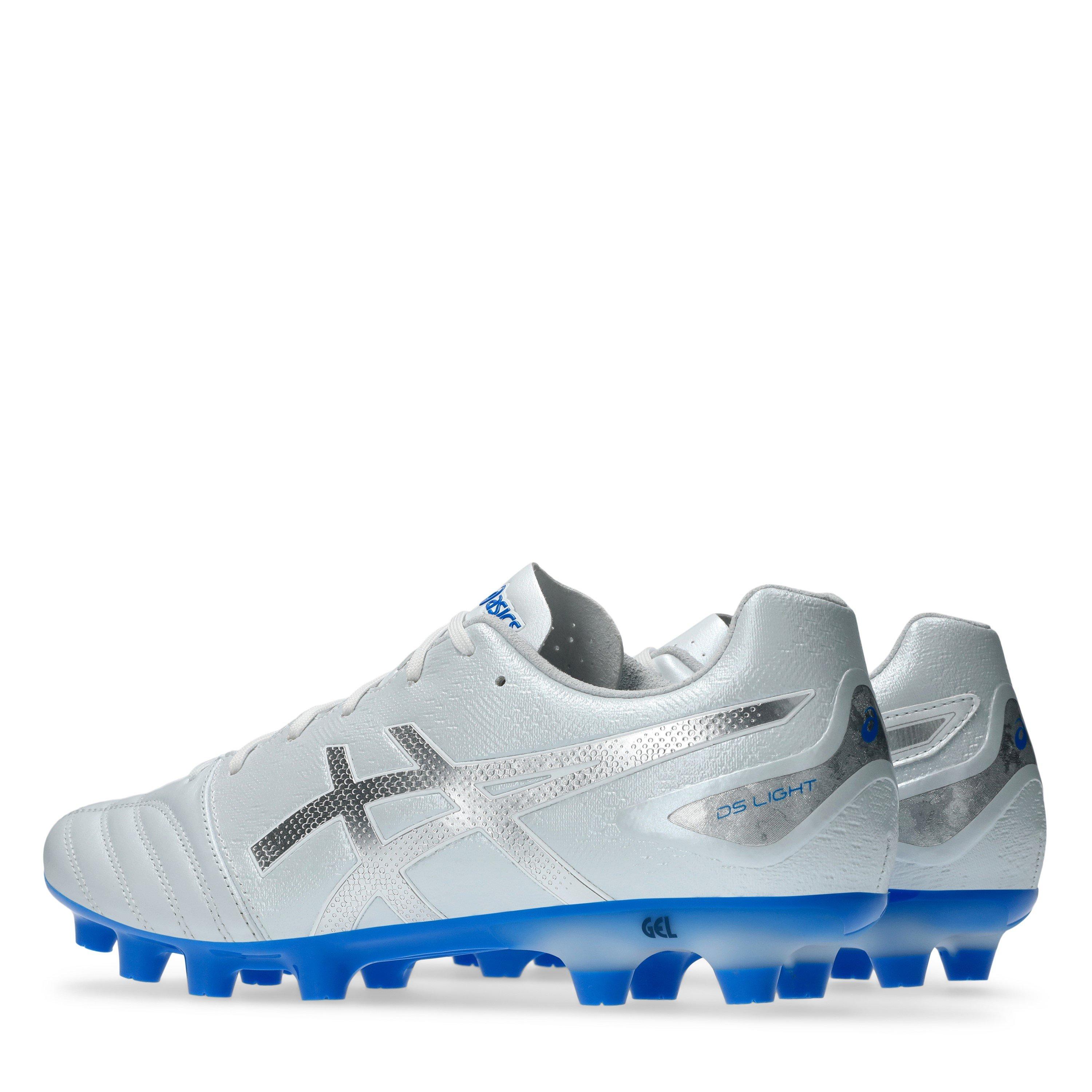 WHITE/SILVER - Asics - DS Light Pro Unisex Firm Ground Football Boots - 5