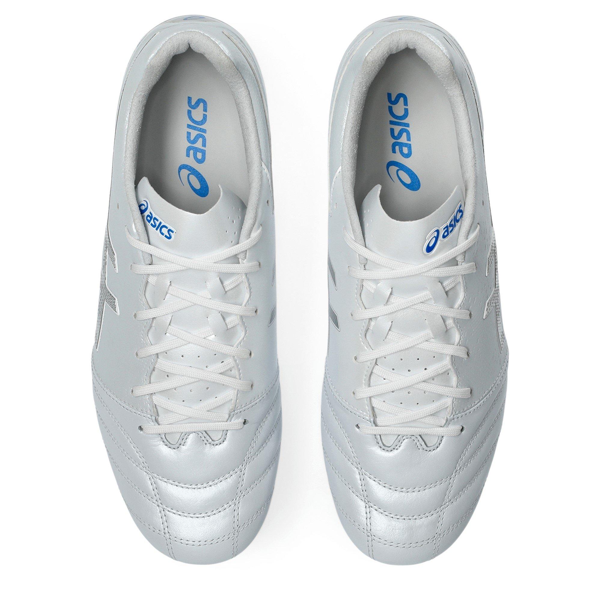 WHITE/SILVER - Asics - DS Light Pro Unisex Firm Ground Football Boots - 6