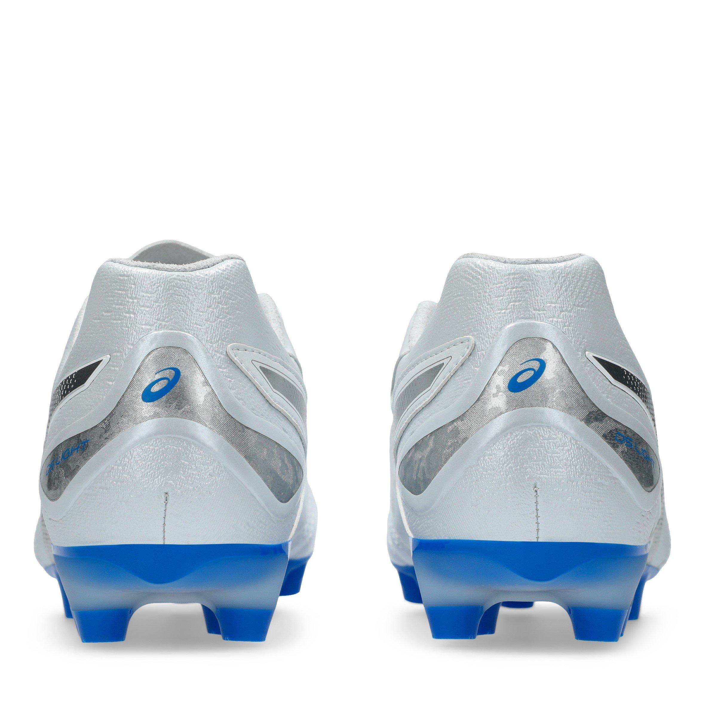 WHITE/SILVER - Asics - DS Light Pro Unisex Firm Ground Football Boots - 7