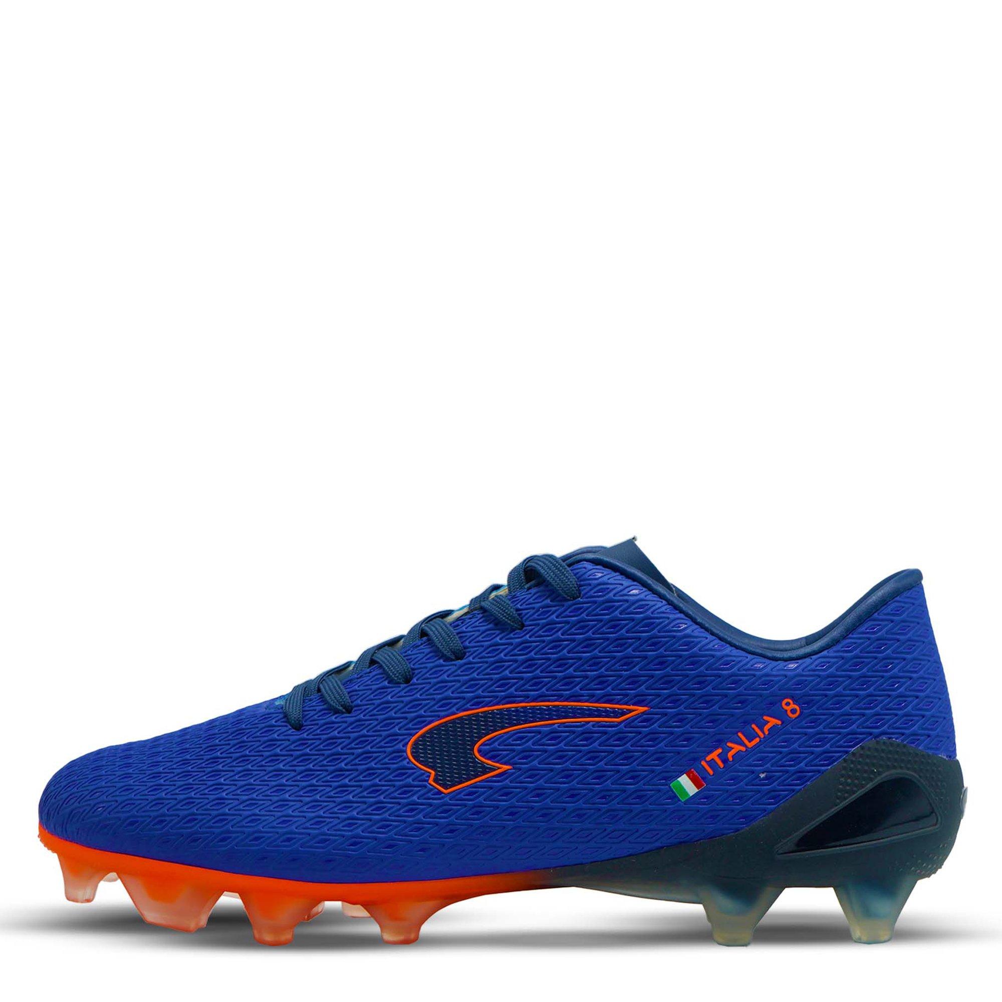 Royal/Org - Kronos - Men's Italia Firm Ground Football Boots - 2