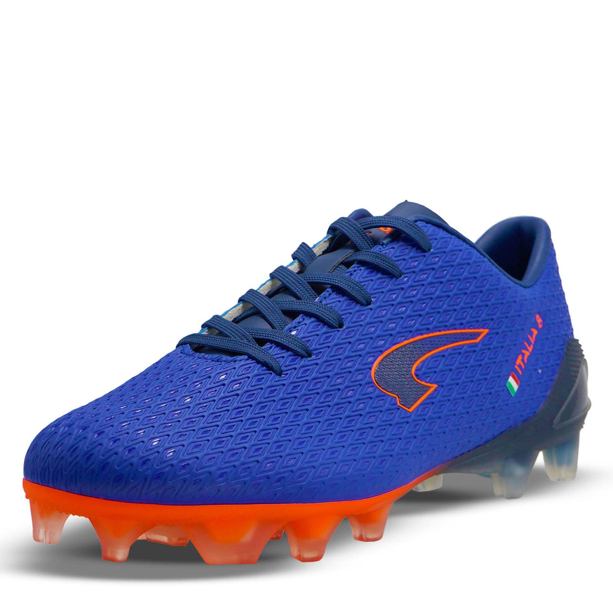 Royal/Org - Kronos - Men's Italia Firm Ground Football Boots - 5