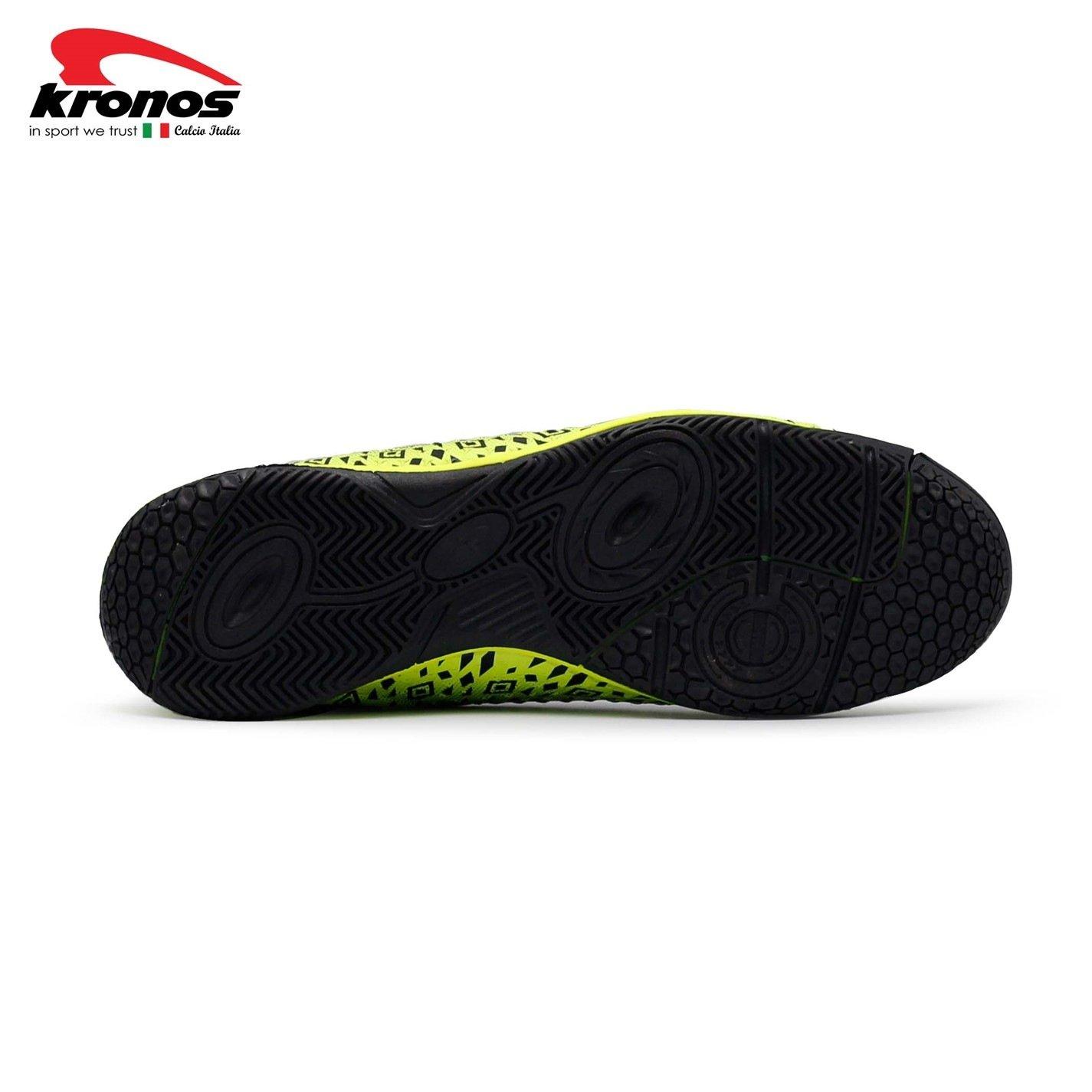 Blk/N.Grn - Kronos - Kronos Flow 6 Indoor Football Boots - 3