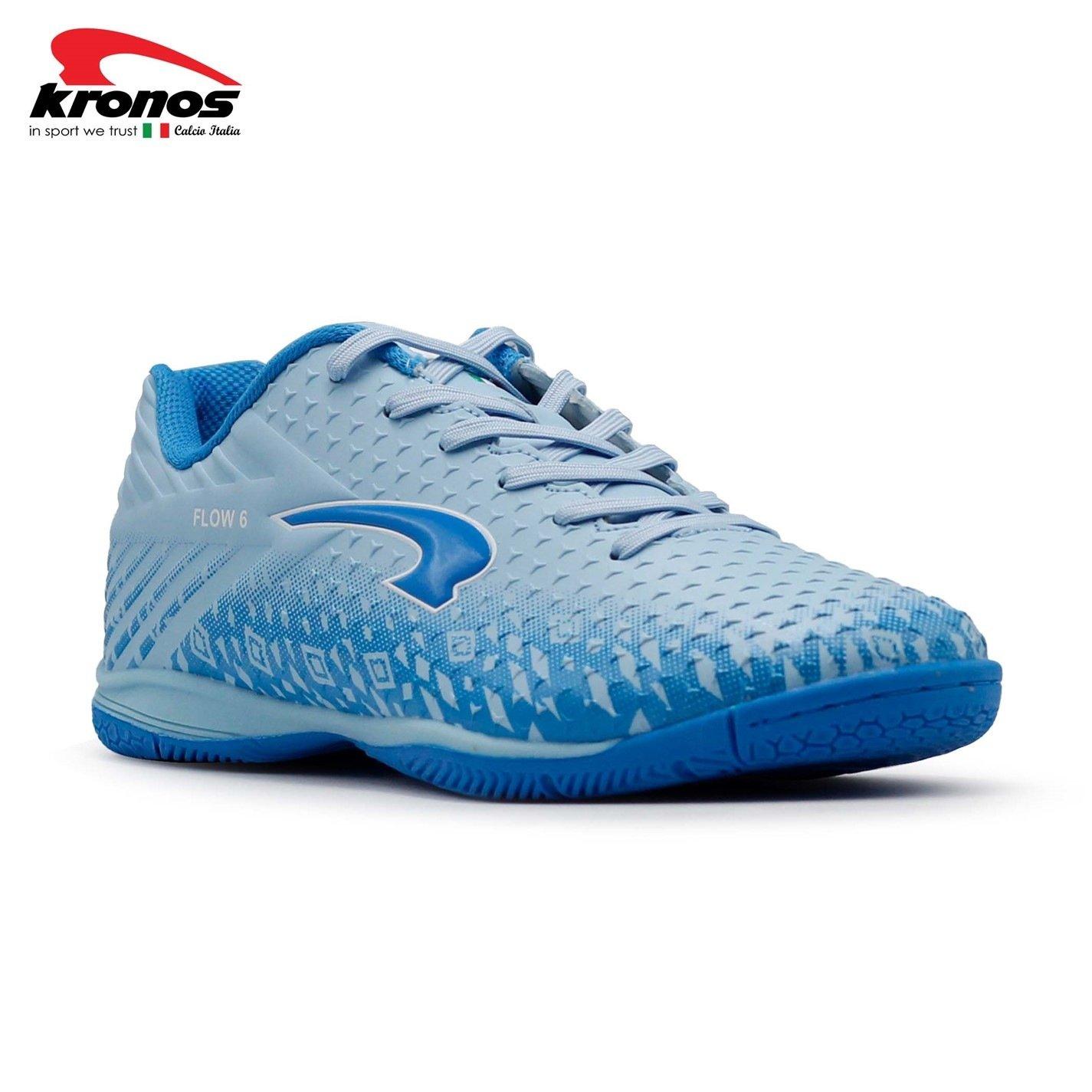 L.Blue/DK.Blue - Kronos - Kronos Flow 6 Indoor Football Boots - 4