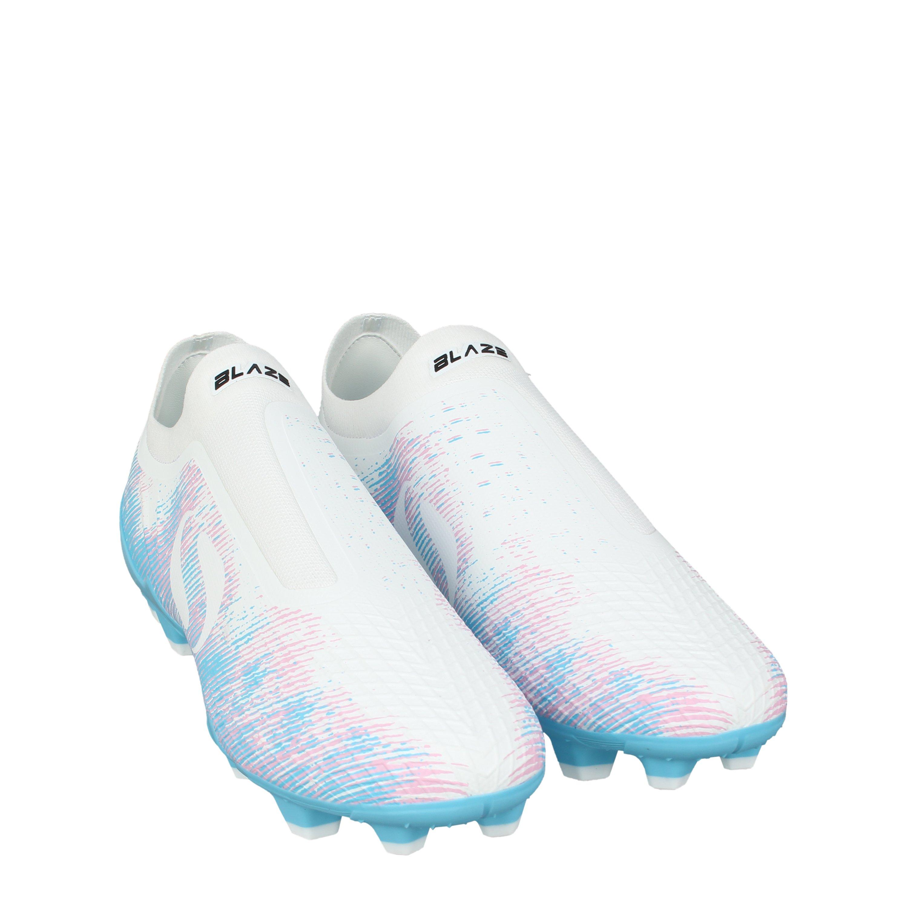 White/Pink/Blue - Sondico - Blaze Firm Ground Football Boots - 4