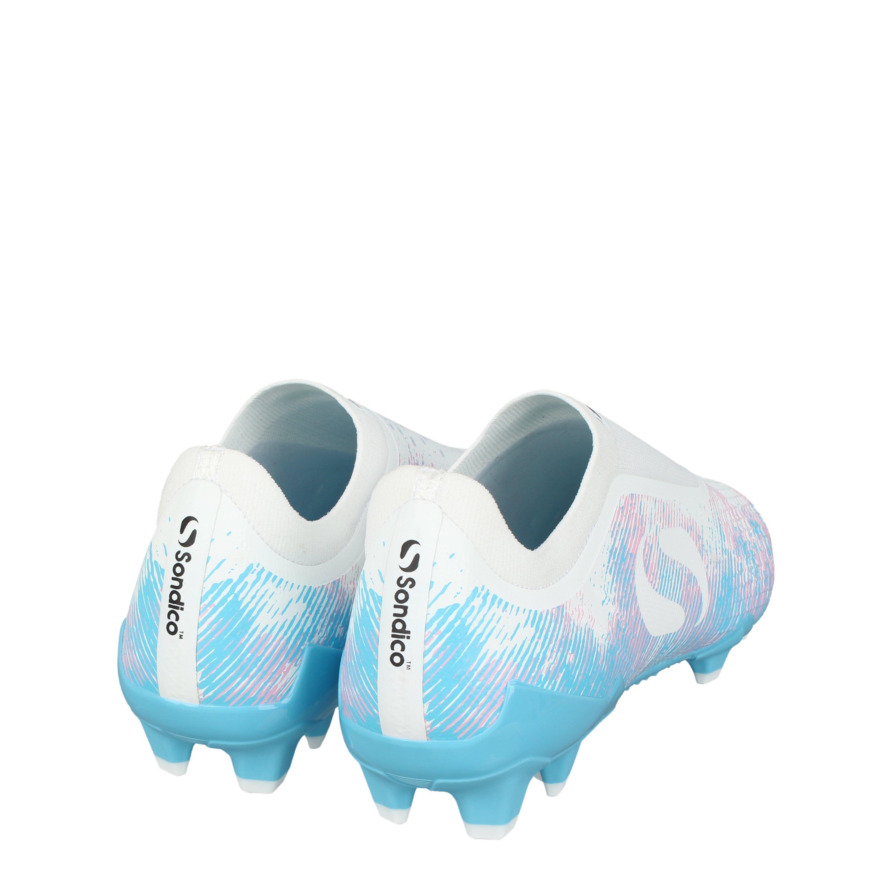 White/Pink/Blue - Sondico - Blaze Firm Ground Football Boots - 5