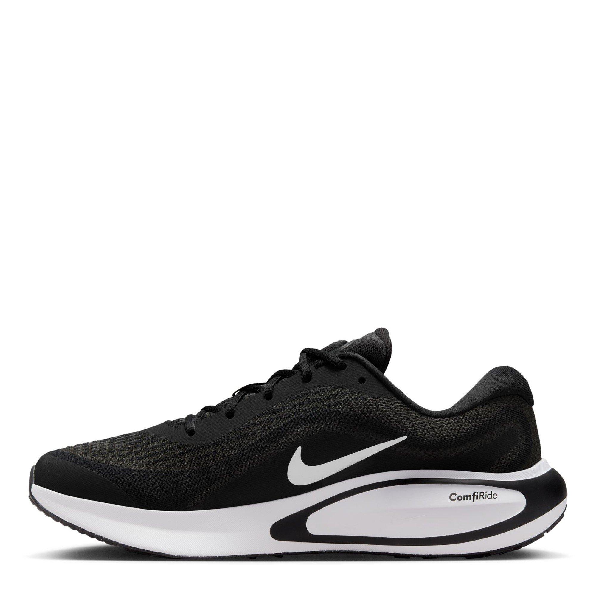 Black/White - Nike - Journey Run Men's Road Running Shoes - 2