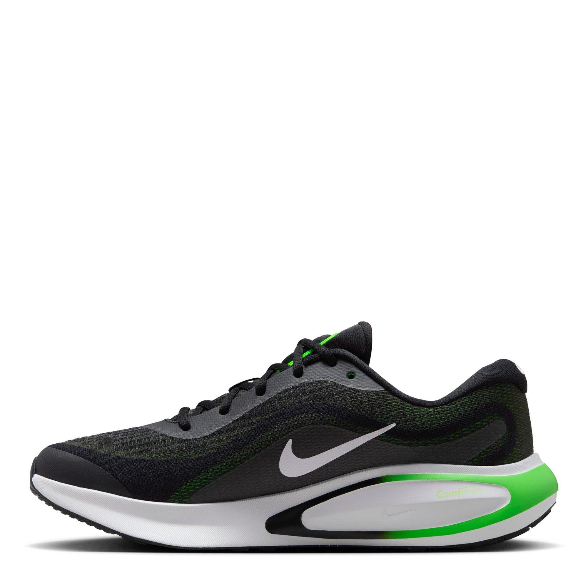 Blk/Grn Strk - Nike - Journey Run Men's Road Running Shoes - 2
