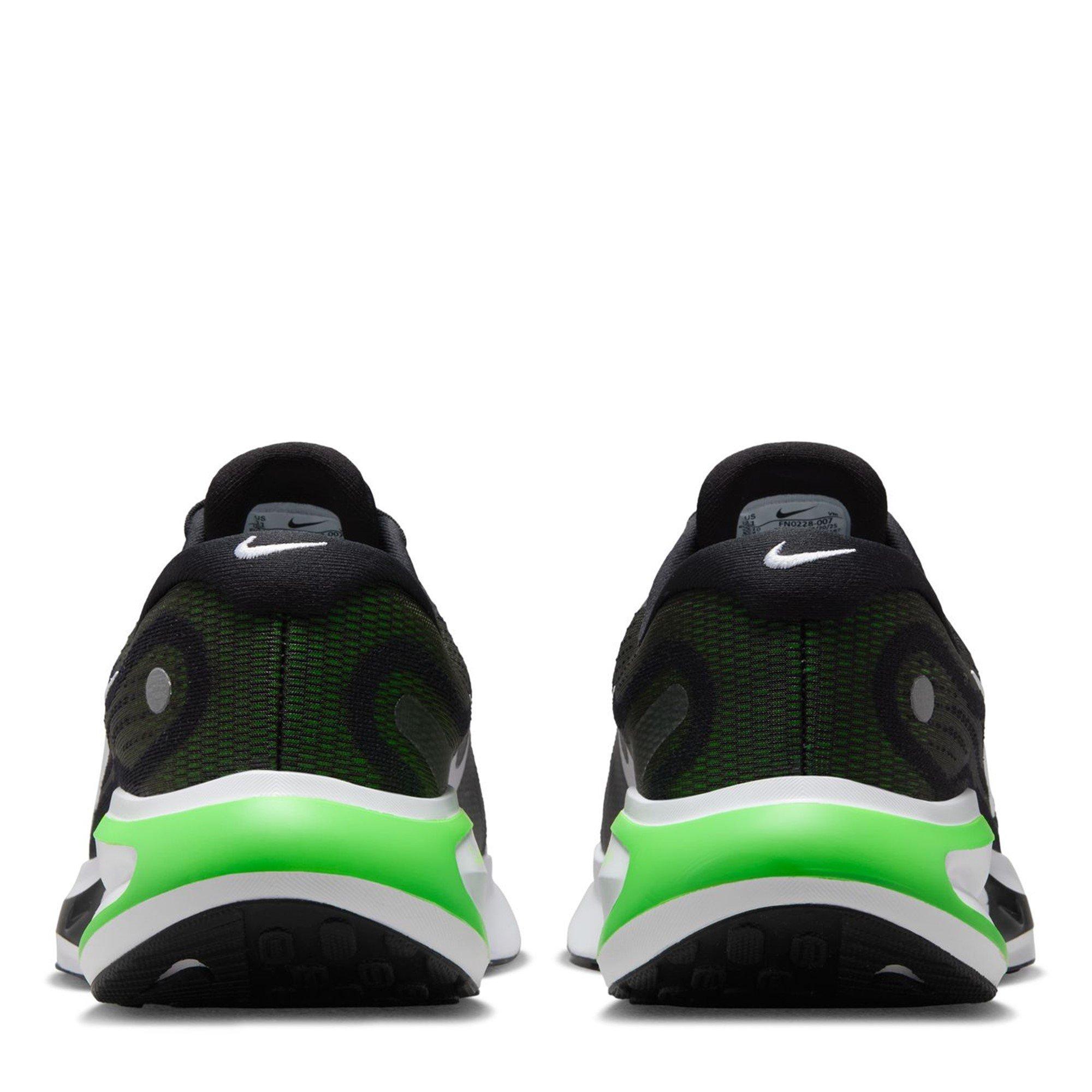 Blk/Grn Strk - Nike - Journey Run Men's Road Running Shoes - 5